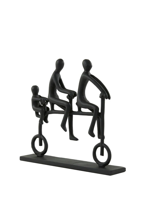 Cycle Ornament - Matt Black Finish - Image 2