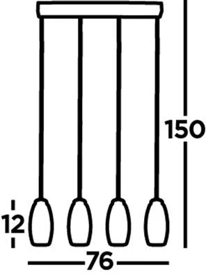 Cyclone 4Lt Kitchen Light - Various Finish - Image 7