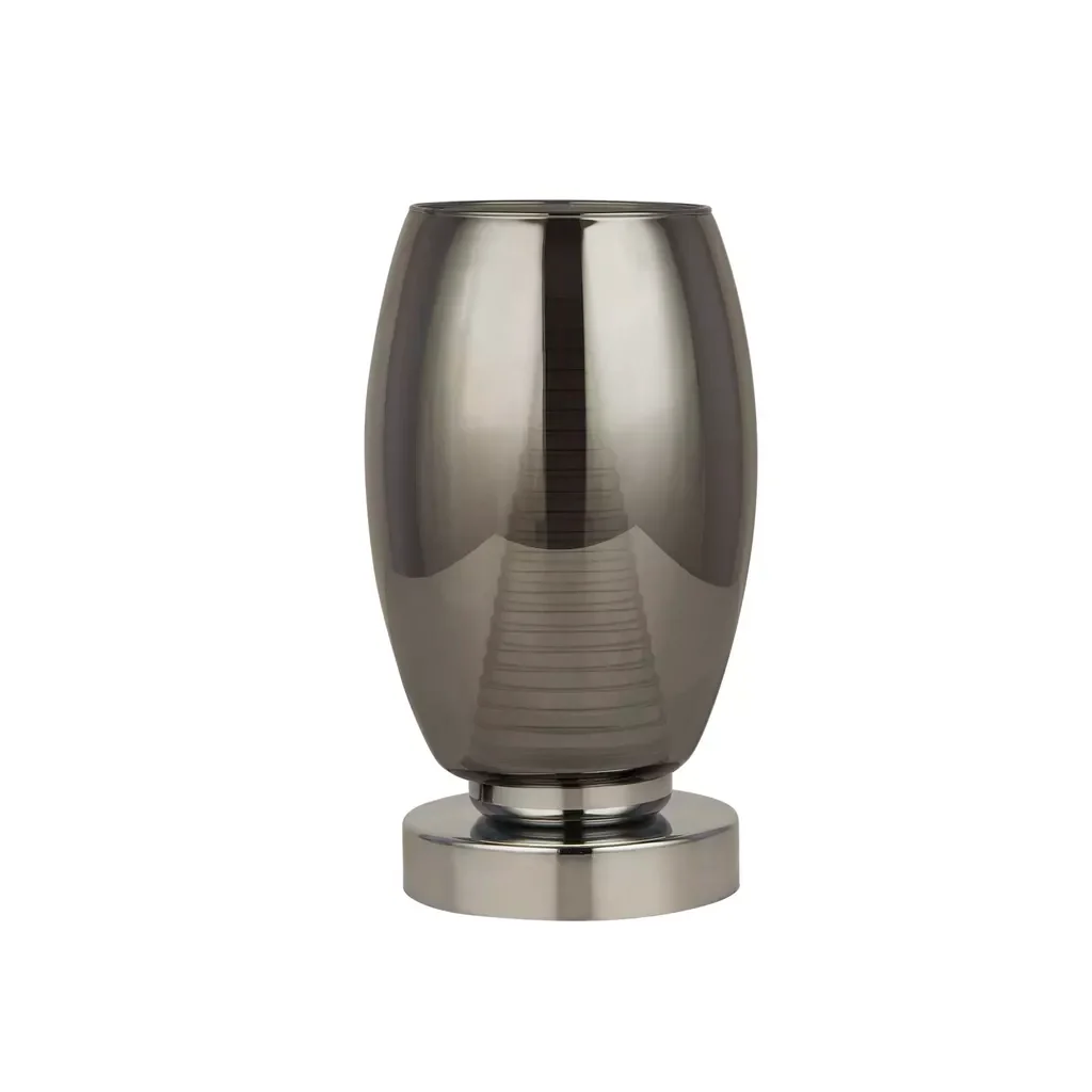Cyclone Table Lamp - Chrome w Clear & Smoked Glass Finish - Image 5