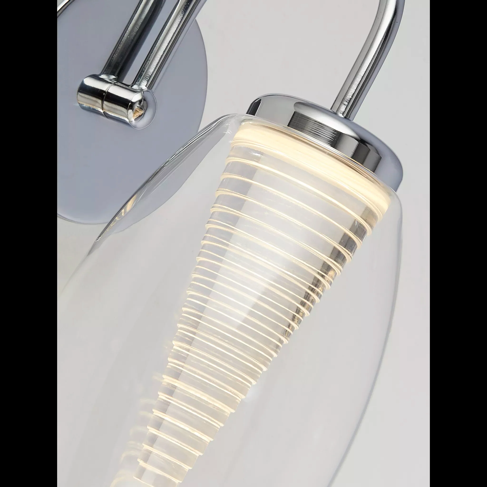 Cyclone Wall Light - Chrome / Bronze Finish - Image 9
