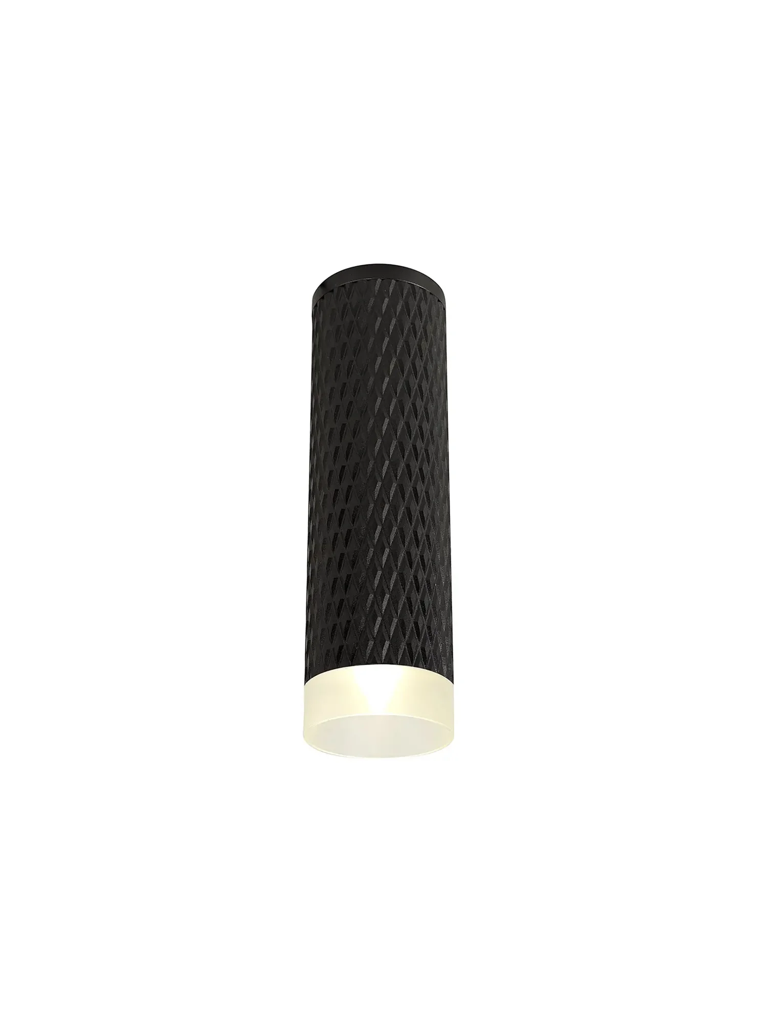 Cylo 1 Light 11cm Surface Mounted Ceiling GU10, Champagne Gold/Acrylic Ring - Image 5