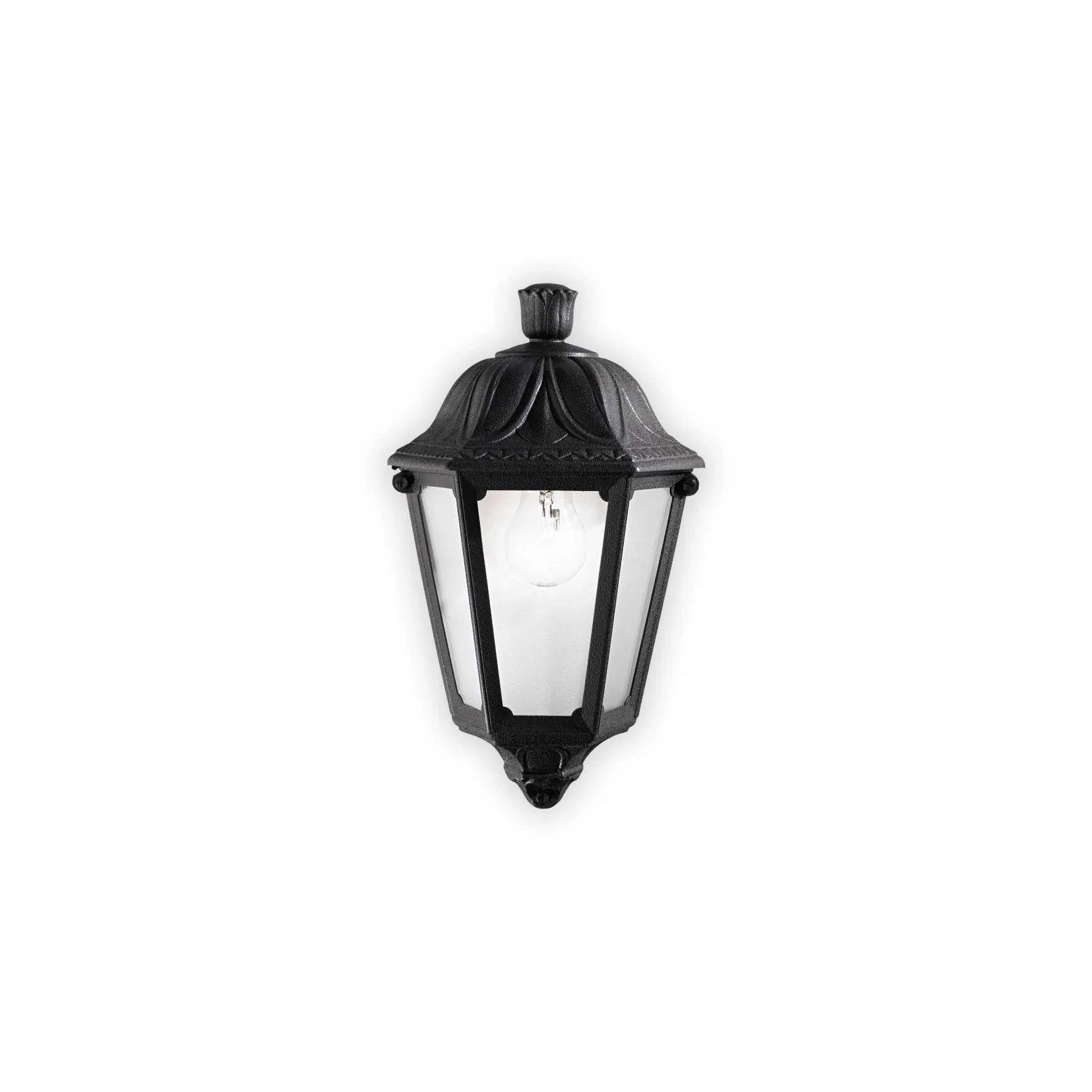 Dafne Outdoor Flush Wall Light  - White/Black Finish - Image 2