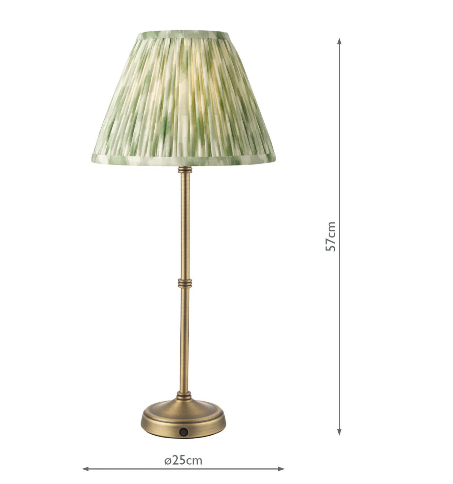 Dahl Rechargeable Table Lamp Complete With Shade- Various Finishes - Image 18