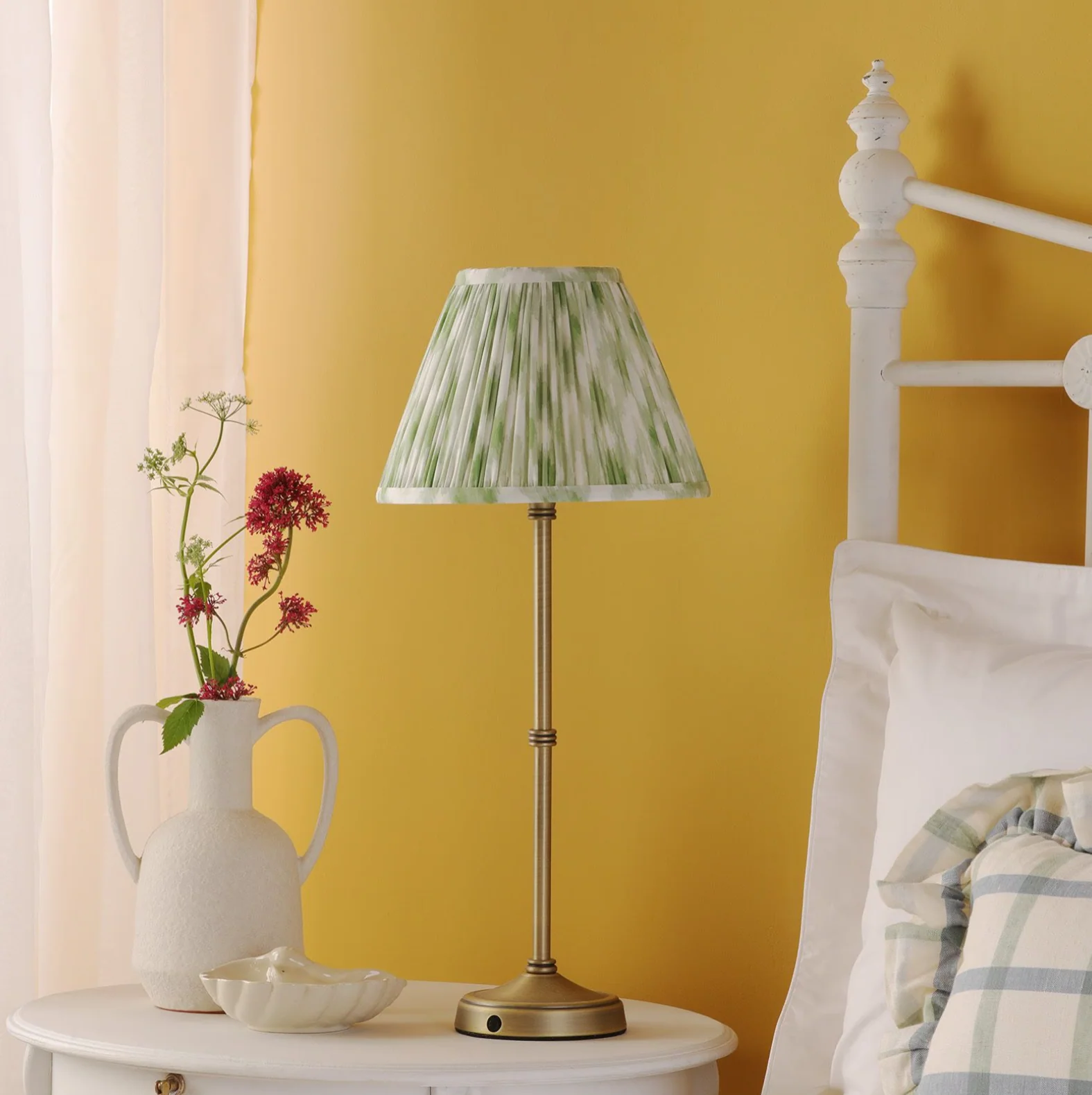 Dahl Rechargeable Table Lamp Complete With Shade- Various Finishes - Image 19