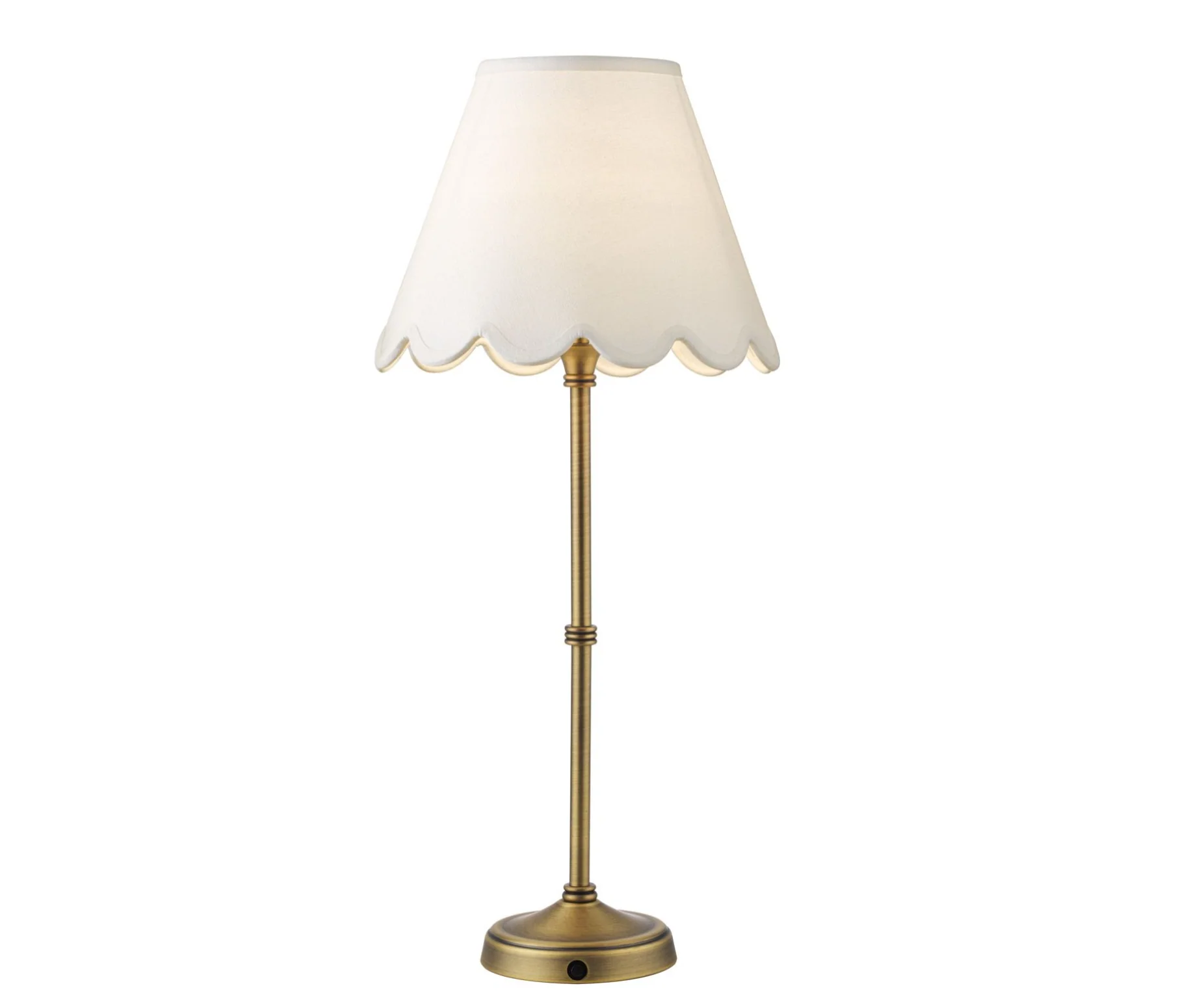 Dahl Rechargeable Table Lamp Complete With Shade- Various Finishes - Image 2