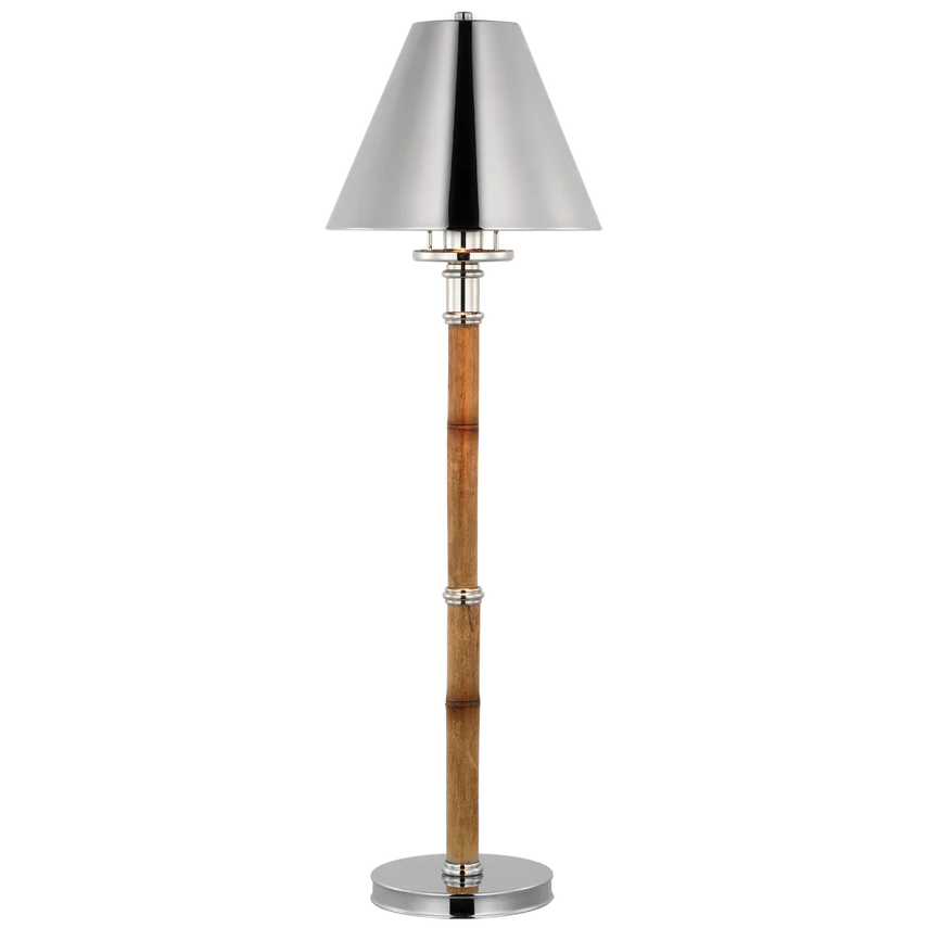 Dalfern Desk Lamp - Bamboo & Brass/Nickel - Image 4