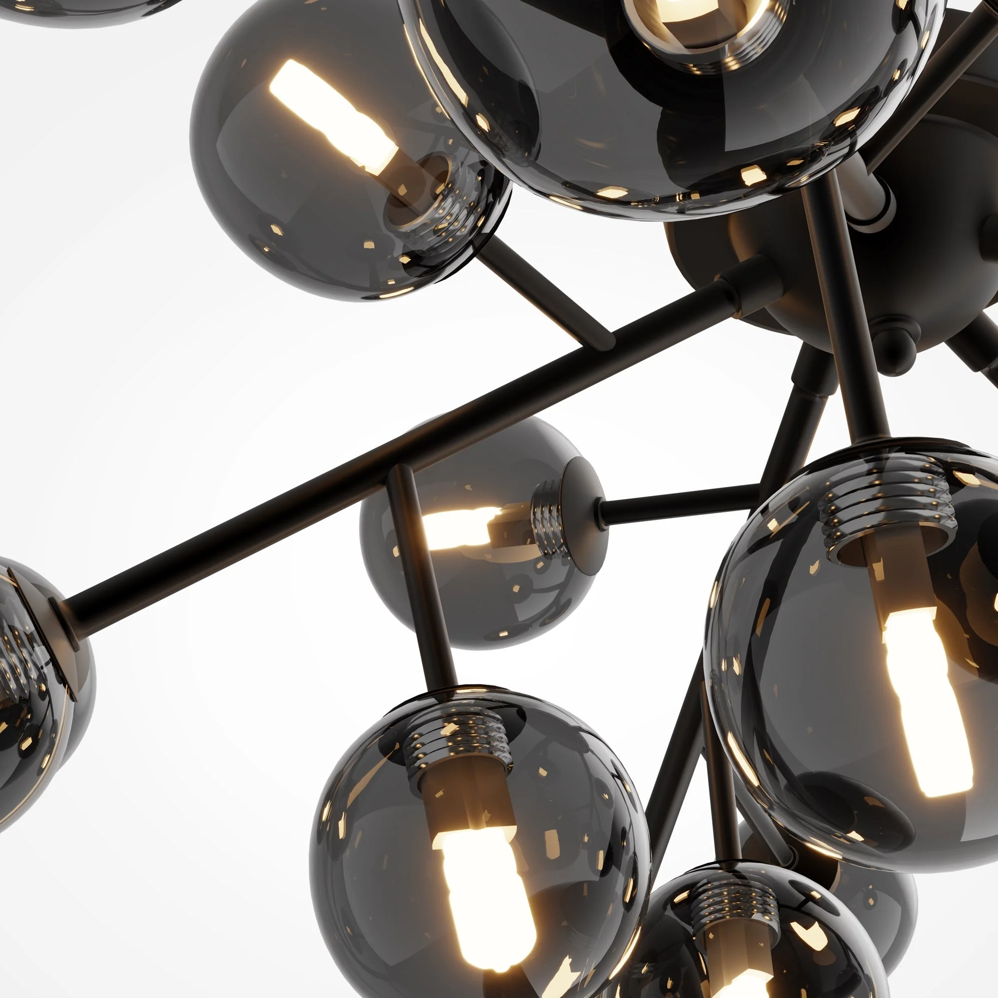 Dallas 12lt/20lt Semi-Flush Ceiling Light - Various Finishes - Image 8
