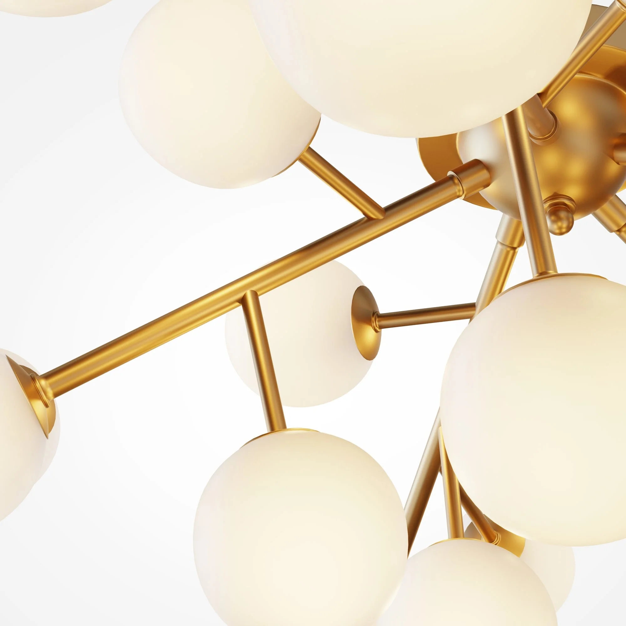 Dallas 12lt/20lt Semi-Flush Ceiling Light - Various Finishes - Image 9