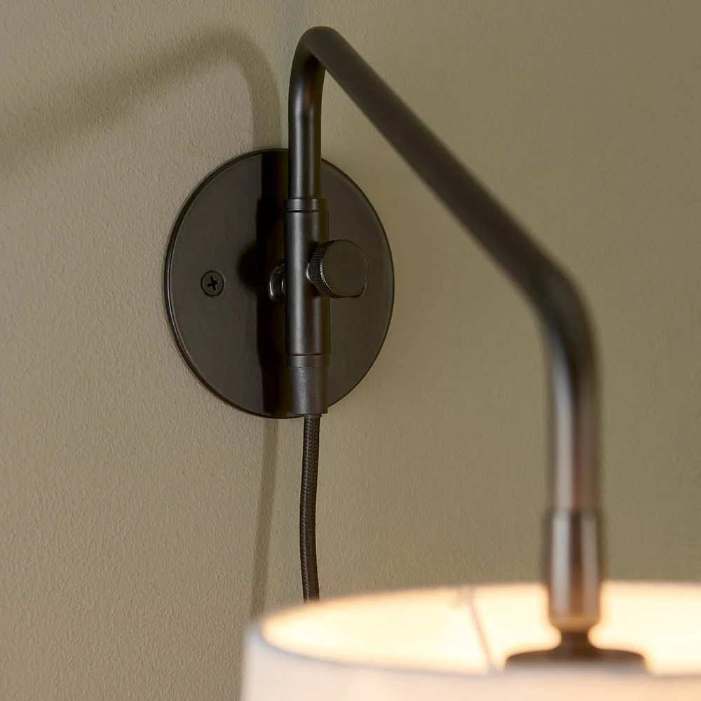 Dalton Wall Plug In Light - Matt Black E14 - Image 5