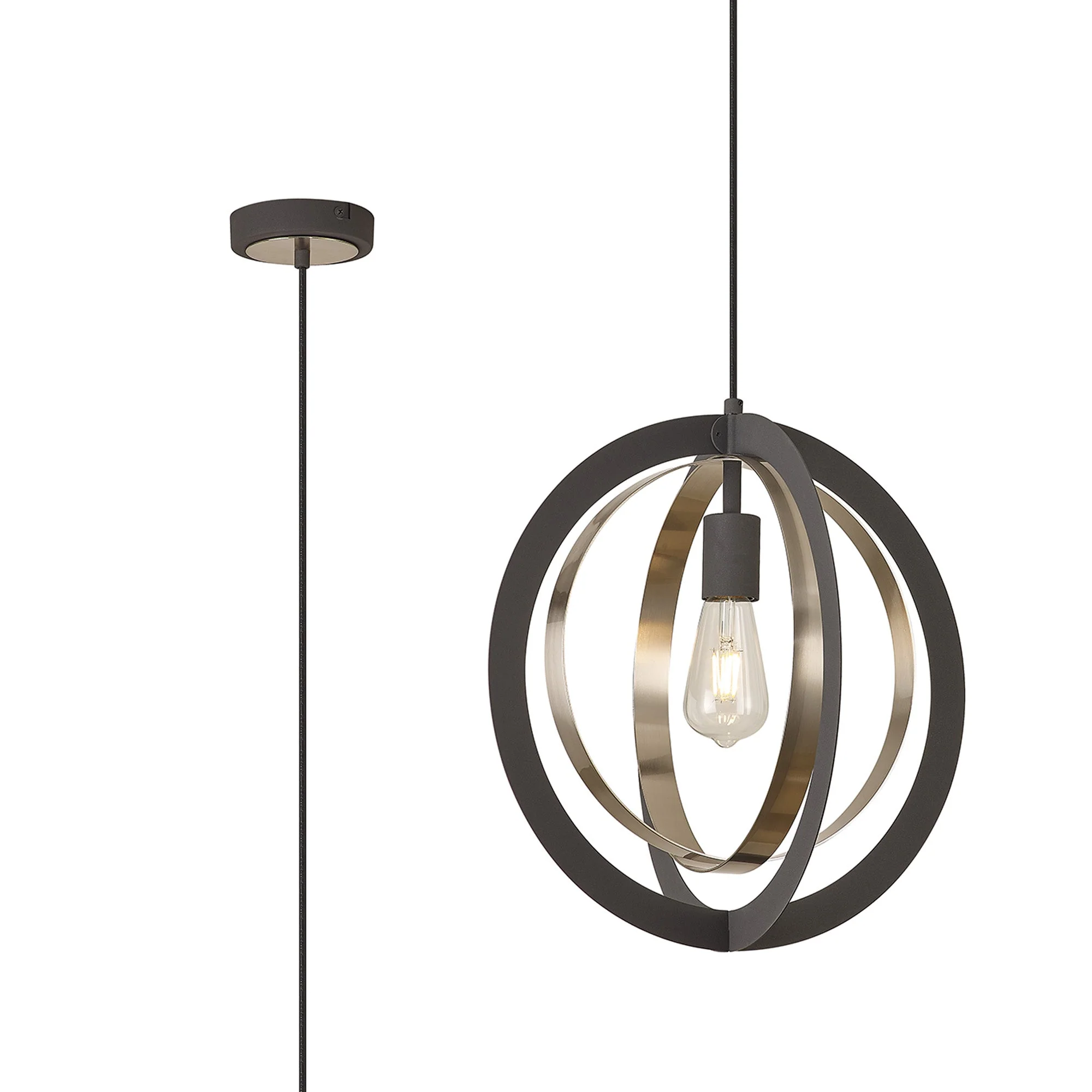 Daly 1Lt E27 Pendant - Various Colours - Image 3
