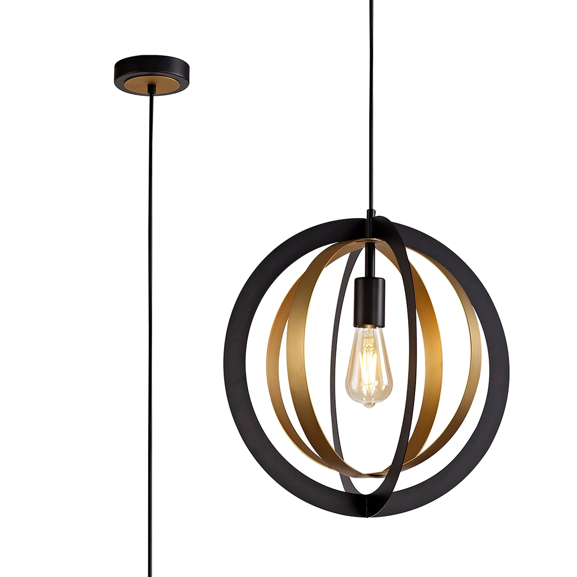 Daly 1Lt E27 Pendant - Various Colours - Image 4