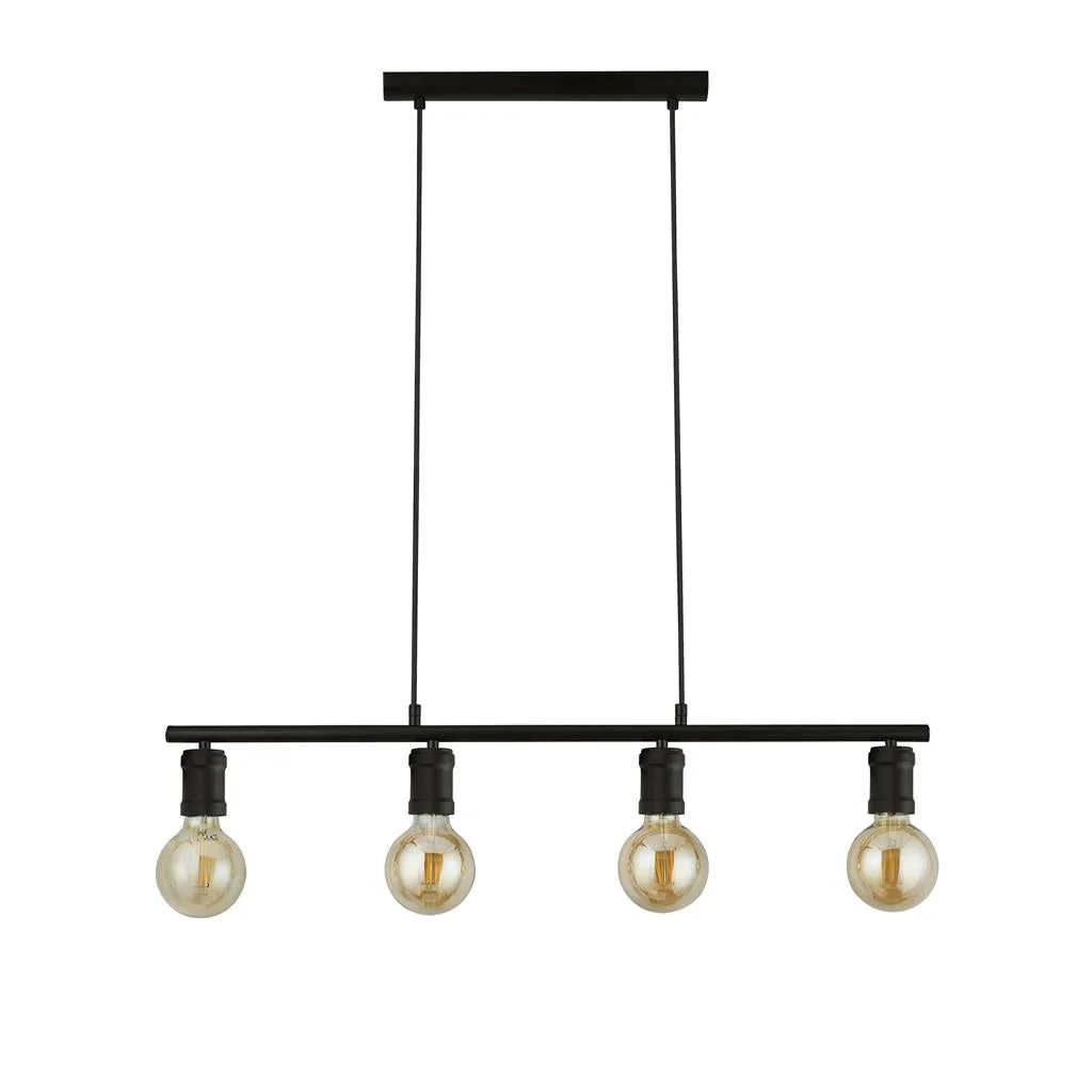 Dance 4Lt Kitchen Light - Sand Black Metal - Image 2