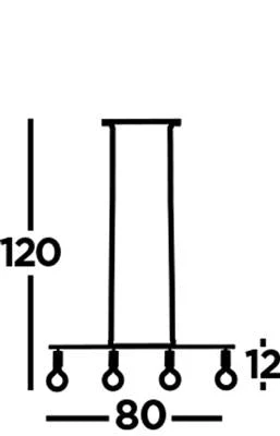Dance 4Lt Kitchen Light - Sand Black Metal - Image 4
