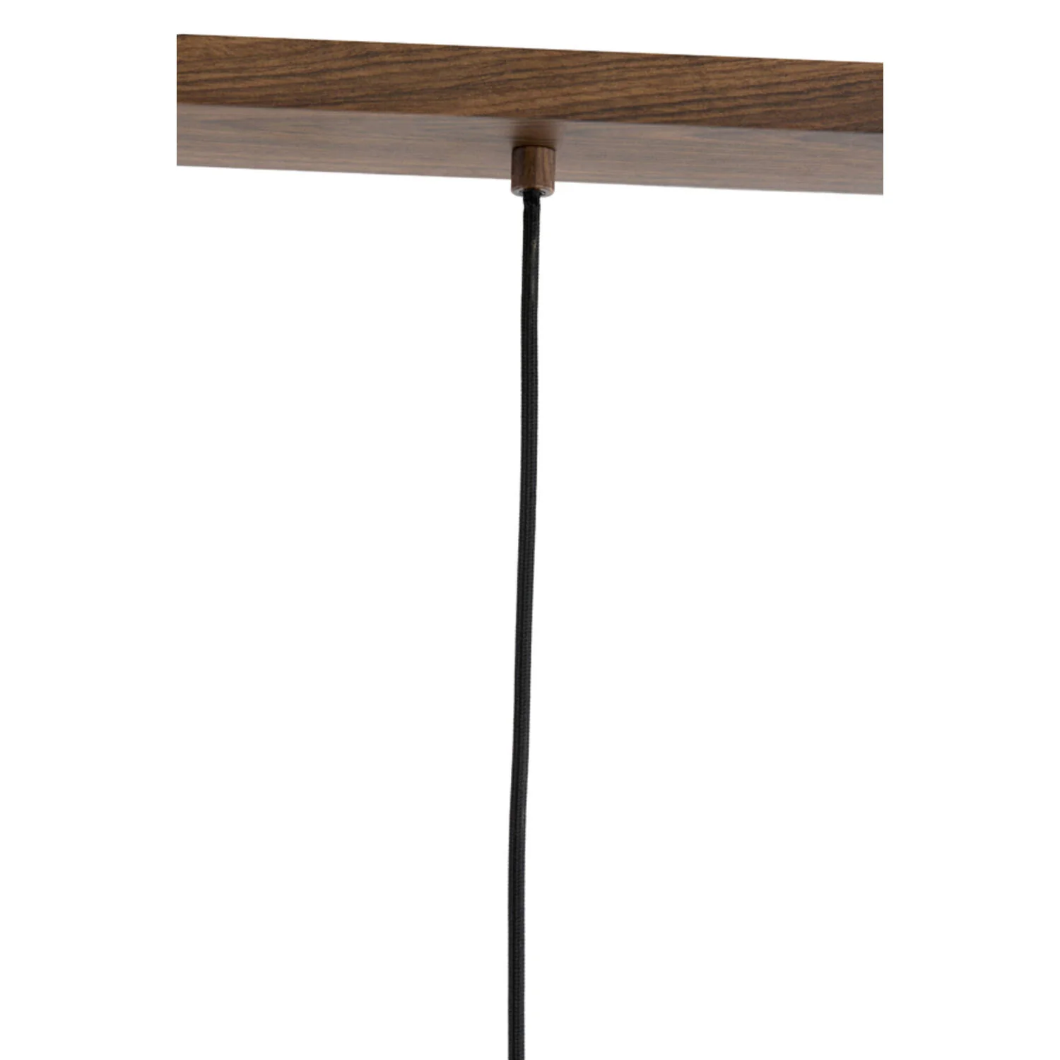 Dania Hanging Lamp 3L 90X22X32cm -  Wood Print Brown+Rope  Finish - Image 2