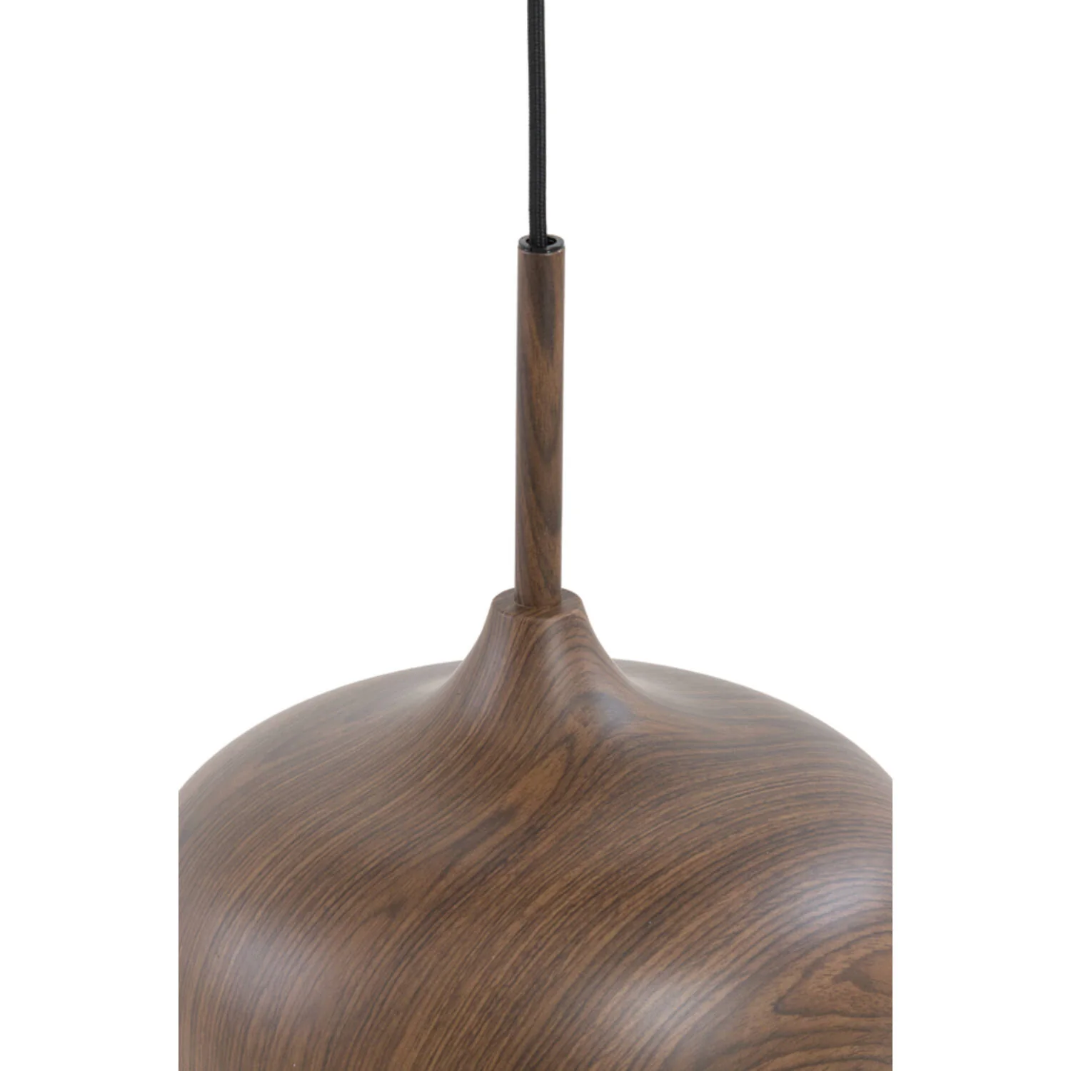 Dania Hanging Lamp 3L 90X22X32cm -  Wood Print Brown+Rope  Finish - Image 3