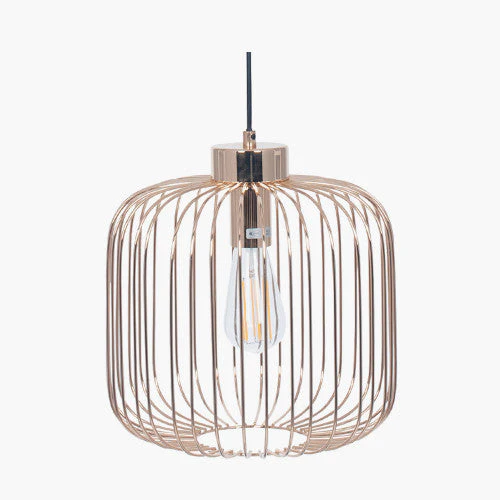 Dania Metal Wire Pendant - Various Colours & Styles - Image 2