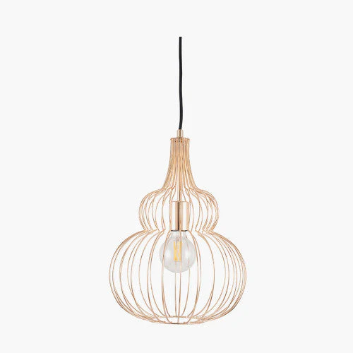 Dania Metal Wire Pendant - Various Colours & Styles - Image 8