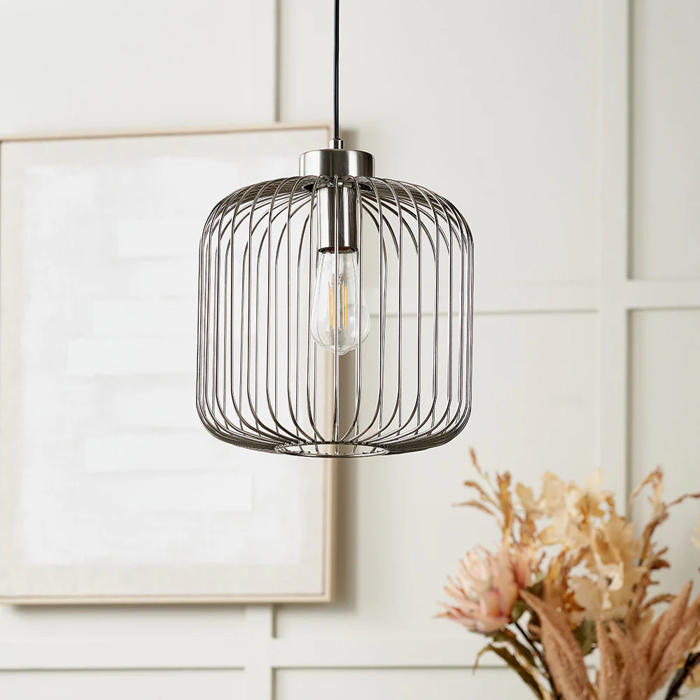 Dania Silver Metal Wire Pendant - Image 2
