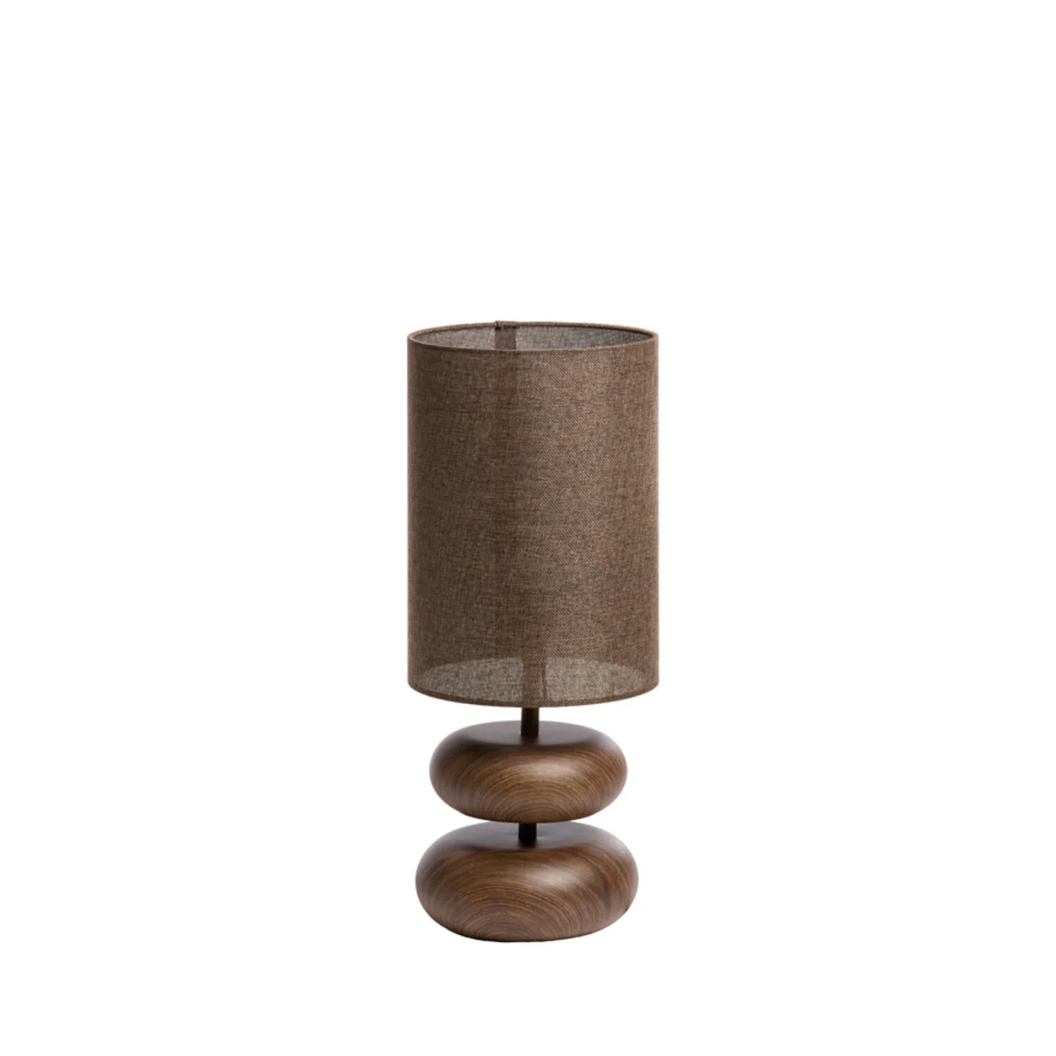 Danialo Table Lamp- Cream/ Brown Finishes - Image 2