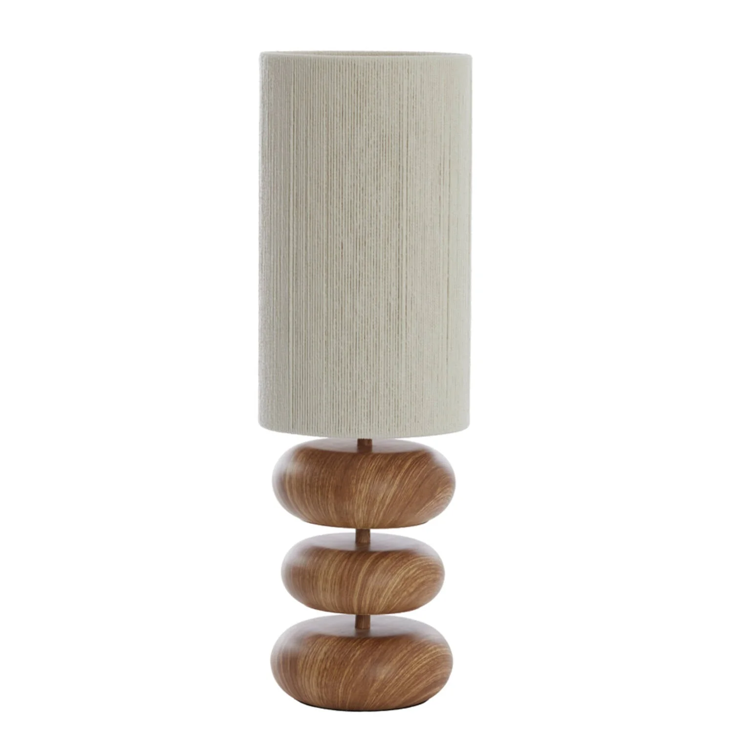 Danialo Table Lamp- Cream/ Brown Finishes - Image 3