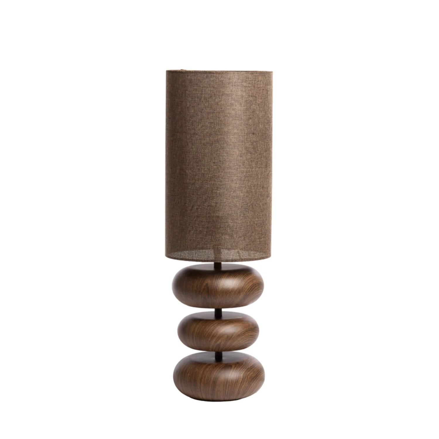 Danialo Table Lamp- Cream/ Brown Finishes - Image 4