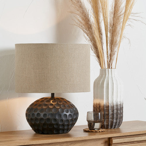 Dante Antique Black Mango Wood Table Lamp - Image 3