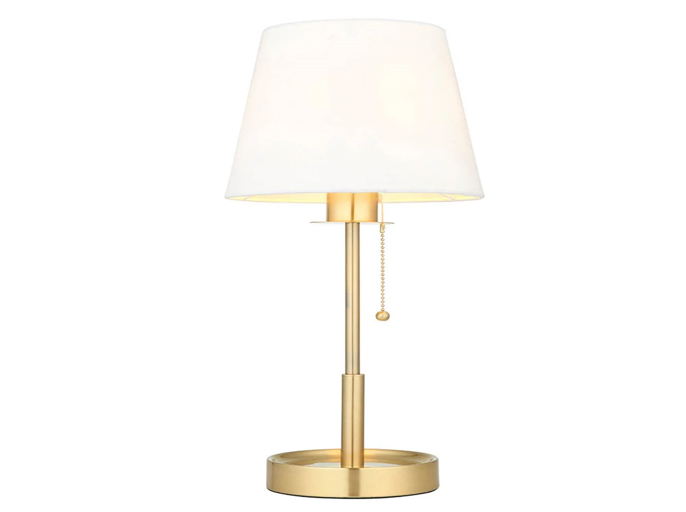 Daphney Table Lamp - Bright Nickel / Satin Brass - Image 2