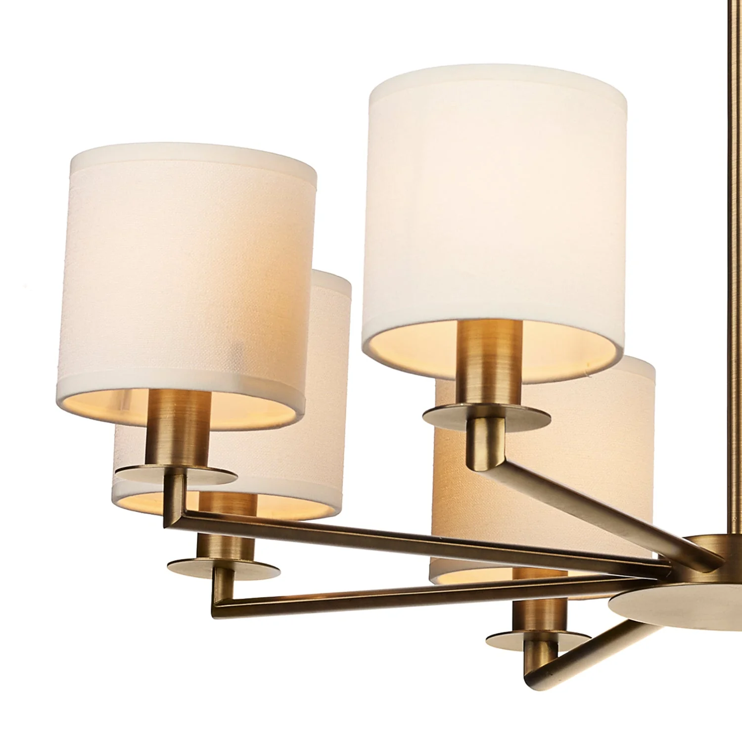 Tyler 5/8Lt Light Fitting - Satin Nickel/Bronze (Excludes Shades) - Image 16