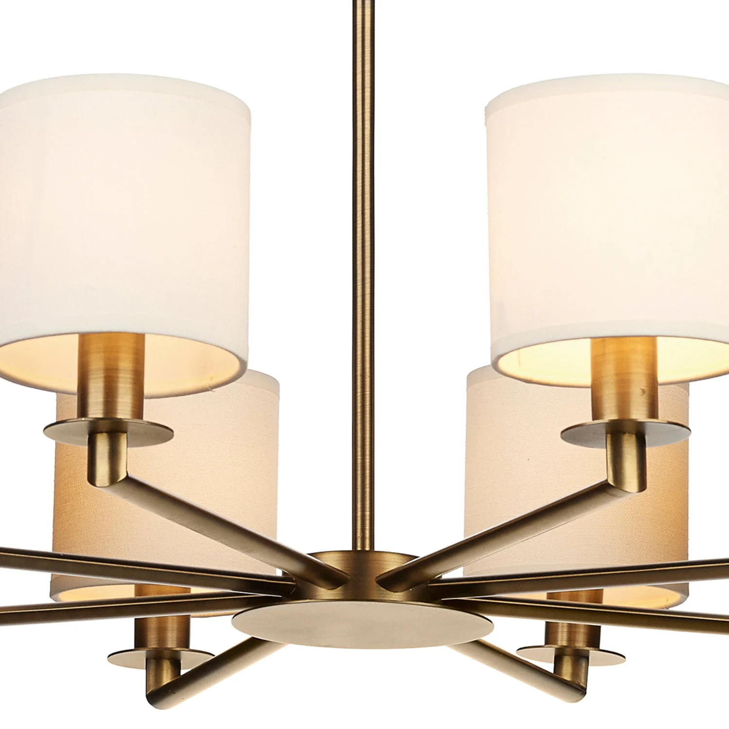 Tyler 5/8Lt Light Fitting - Satin Nickel/Bronze (Excludes Shades) - Image 17