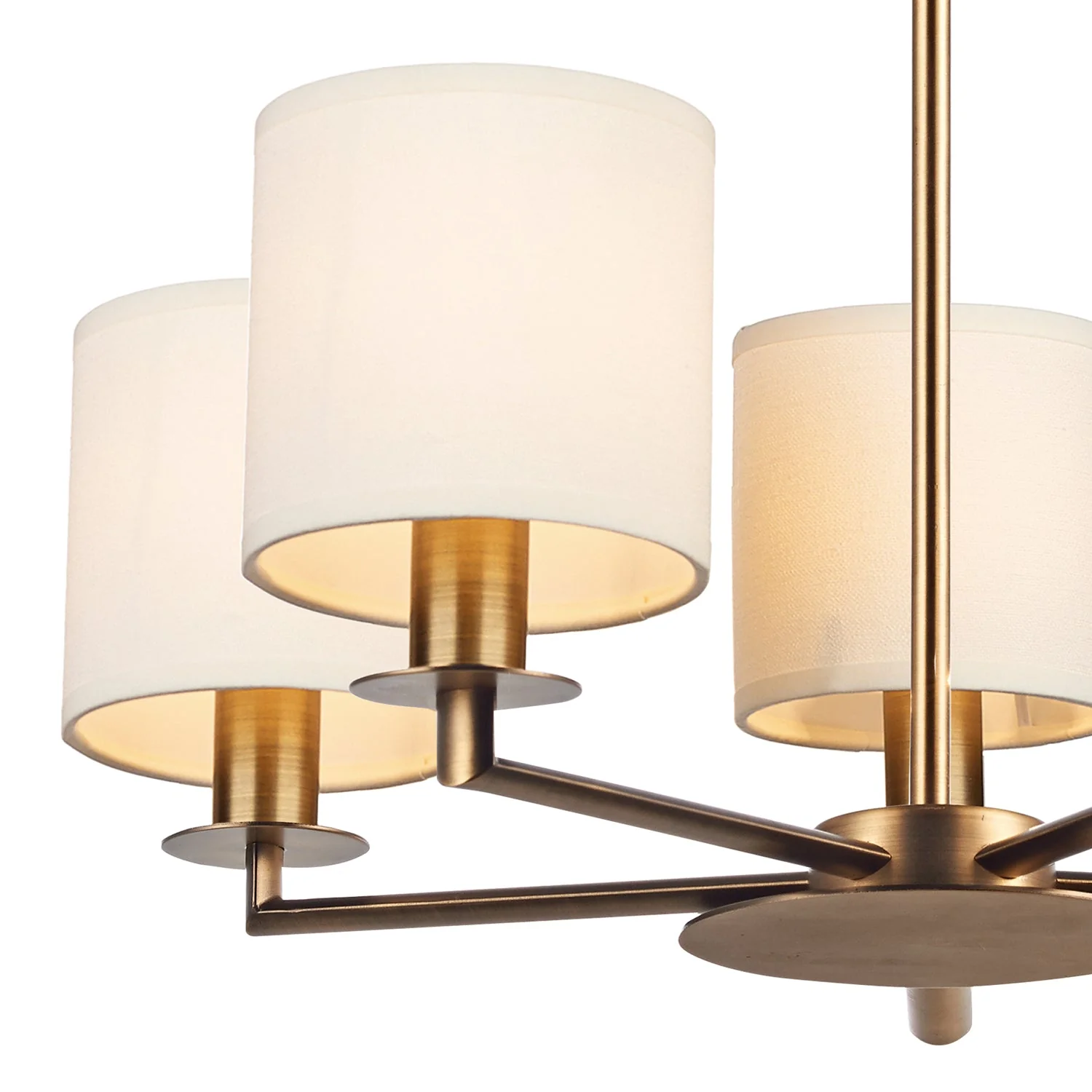 Tyler 5/8Lt Light Fitting - Satin Nickel/Bronze (Excludes Shades) - Image 9