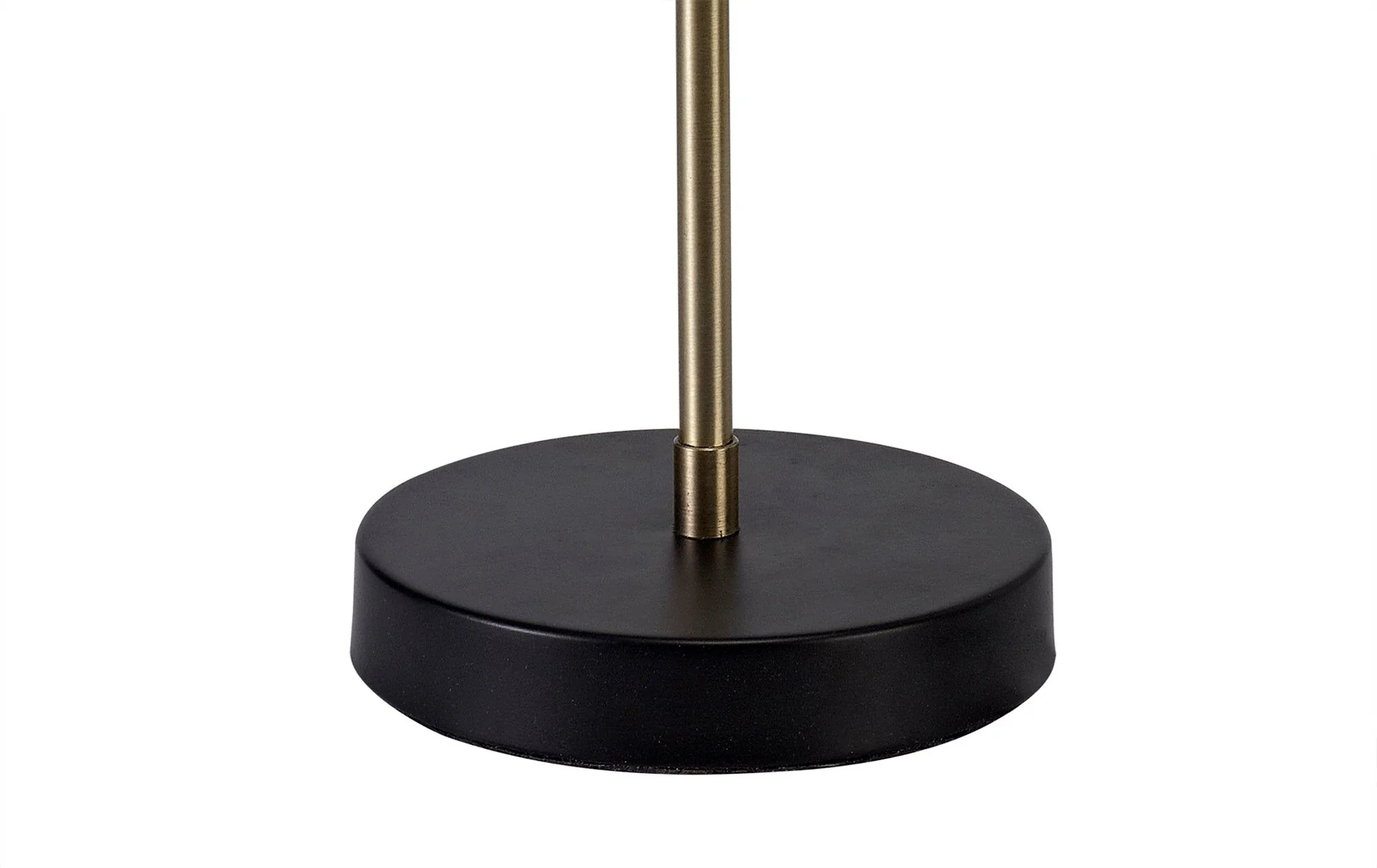 Darcy Table Lamp, 2 Light G9, Matt Black/Antique Brass/Cognac Glass - Image 5