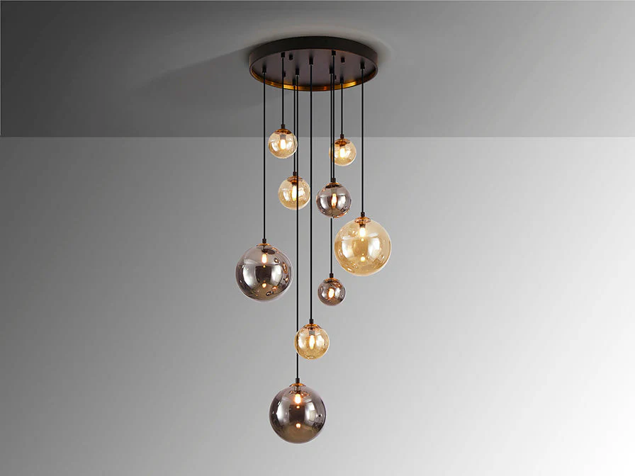 Dark - Lamp 5/9/14Lt Black-Brass G9 Ip20 - Image 14