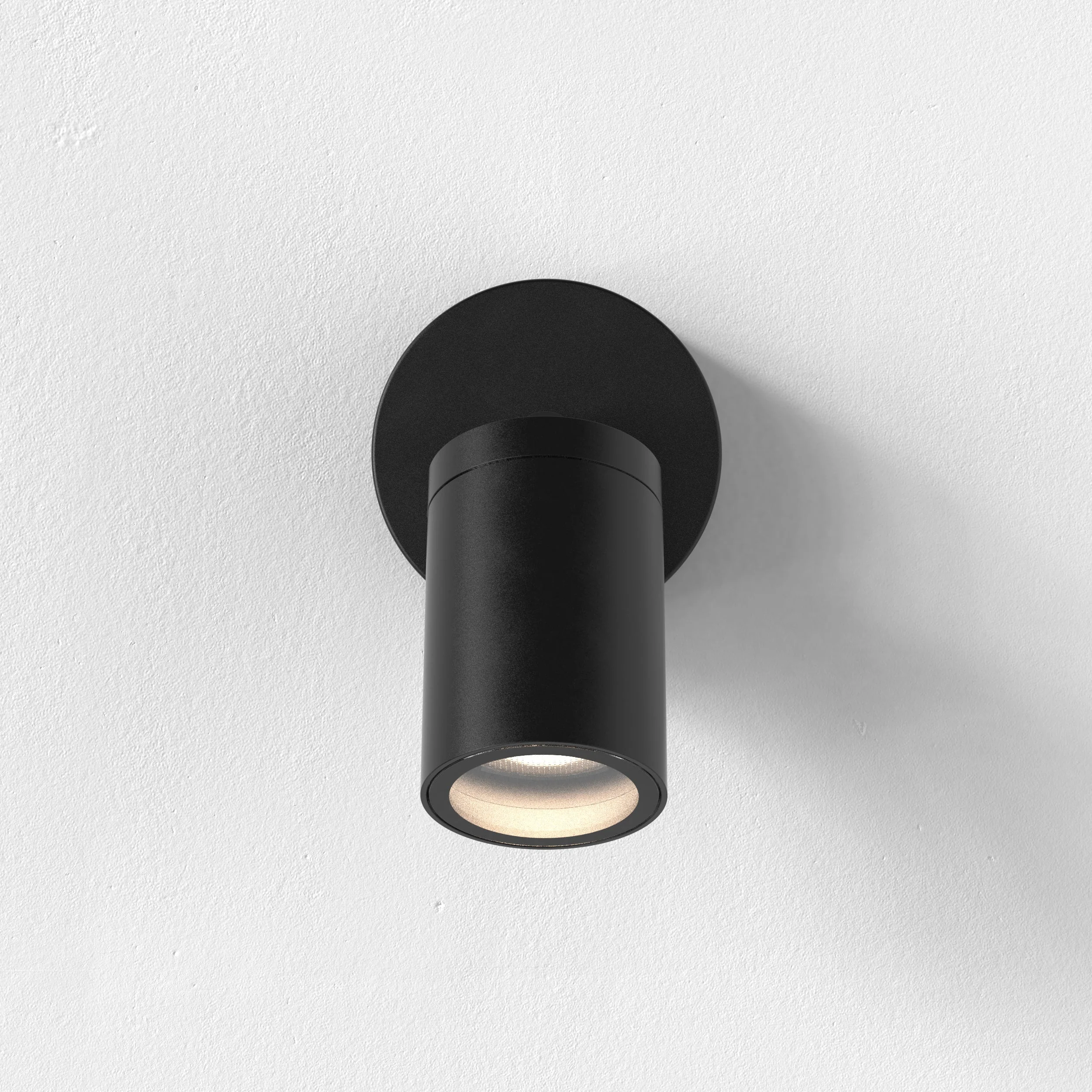 Dartmouth Single Spotlight Outdoor Spotlight in Textured Black GU10 IP44 - Image 2