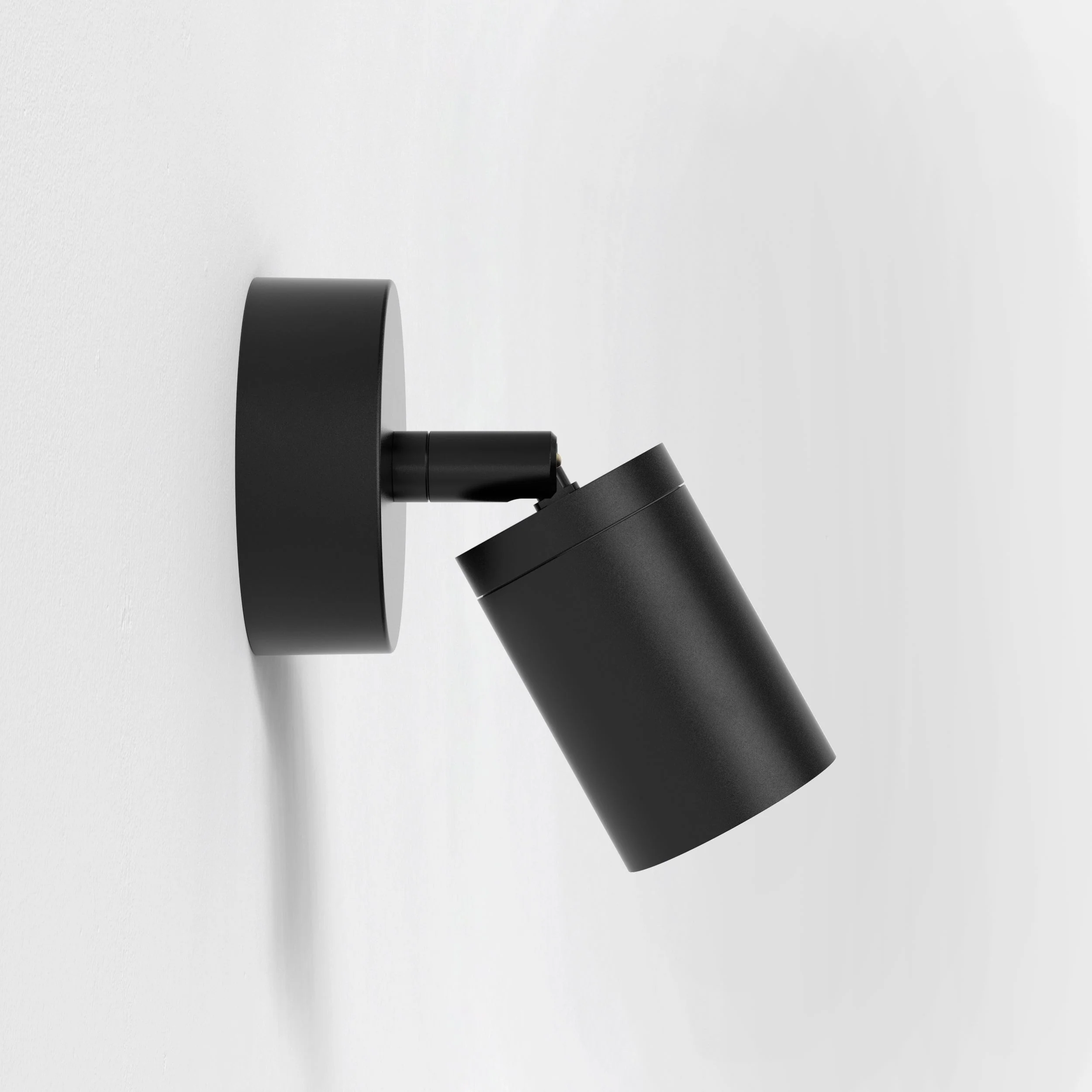 Dartmouth Single Spotlight Outdoor Spotlight in Textured Black GU10 IP44 - Image 3