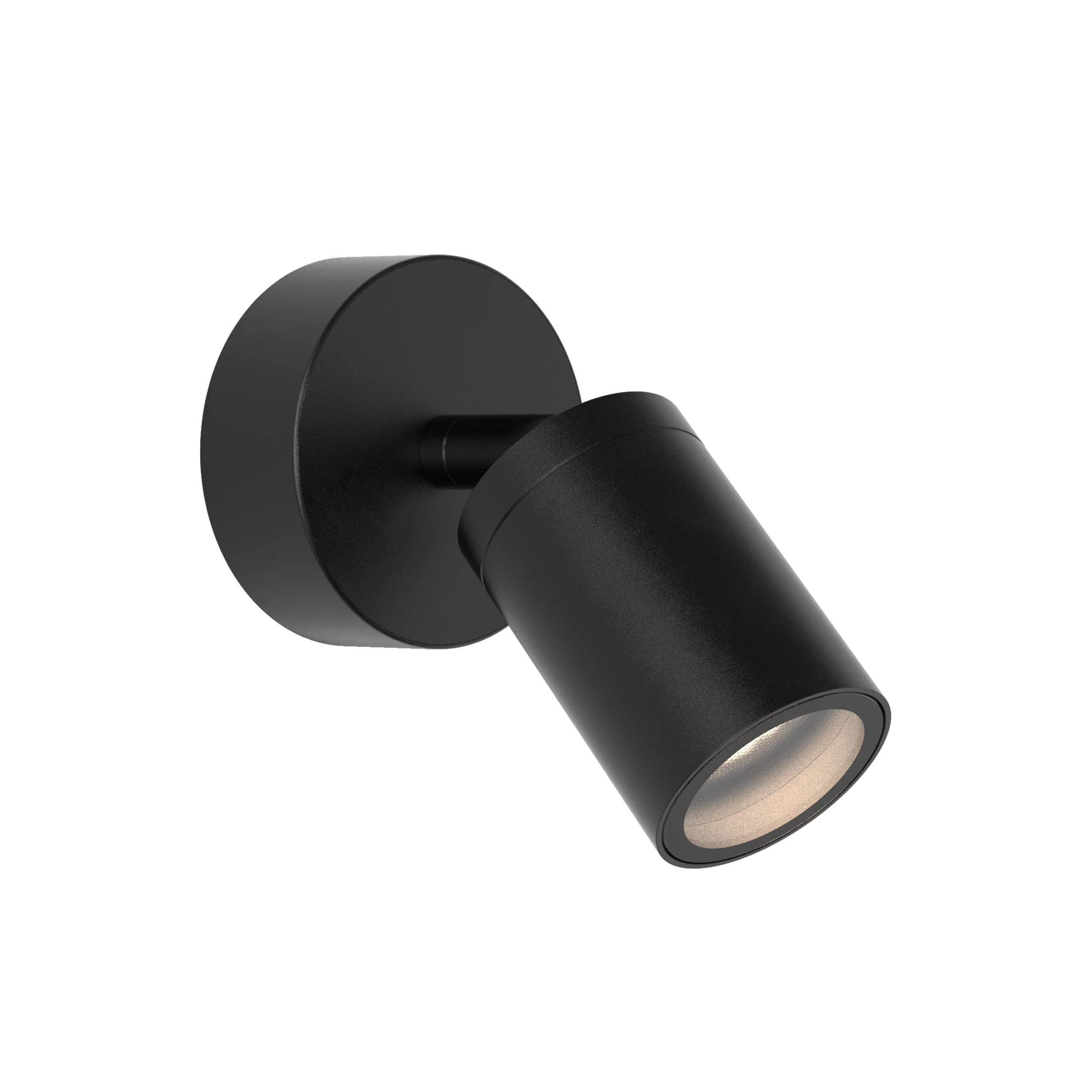 Dartmouth Single Spotlight Outdoor Spotlight in Textured Black GU10 IP44 - Image 4