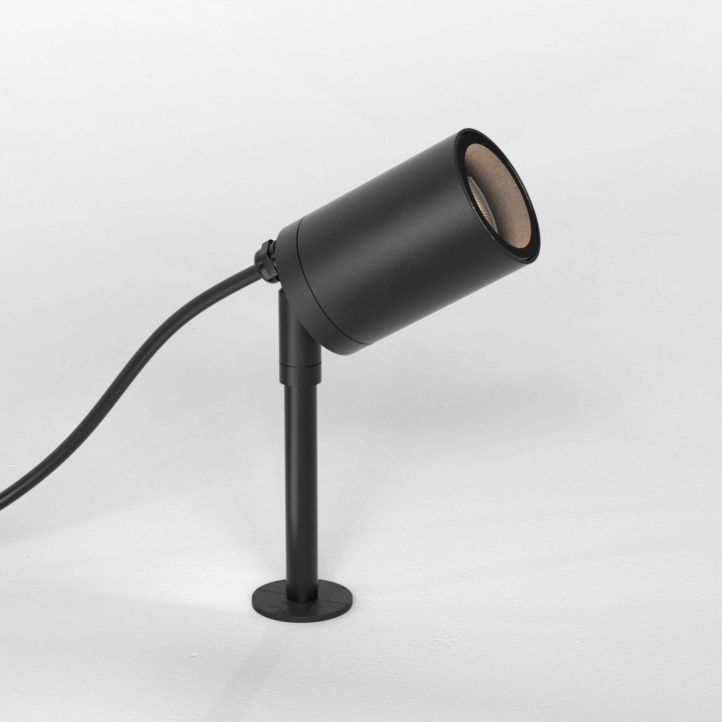 Dartmouth Spike Spotlight Outdoor Spotlight in Textured Black GU10 IP65 - Image 2