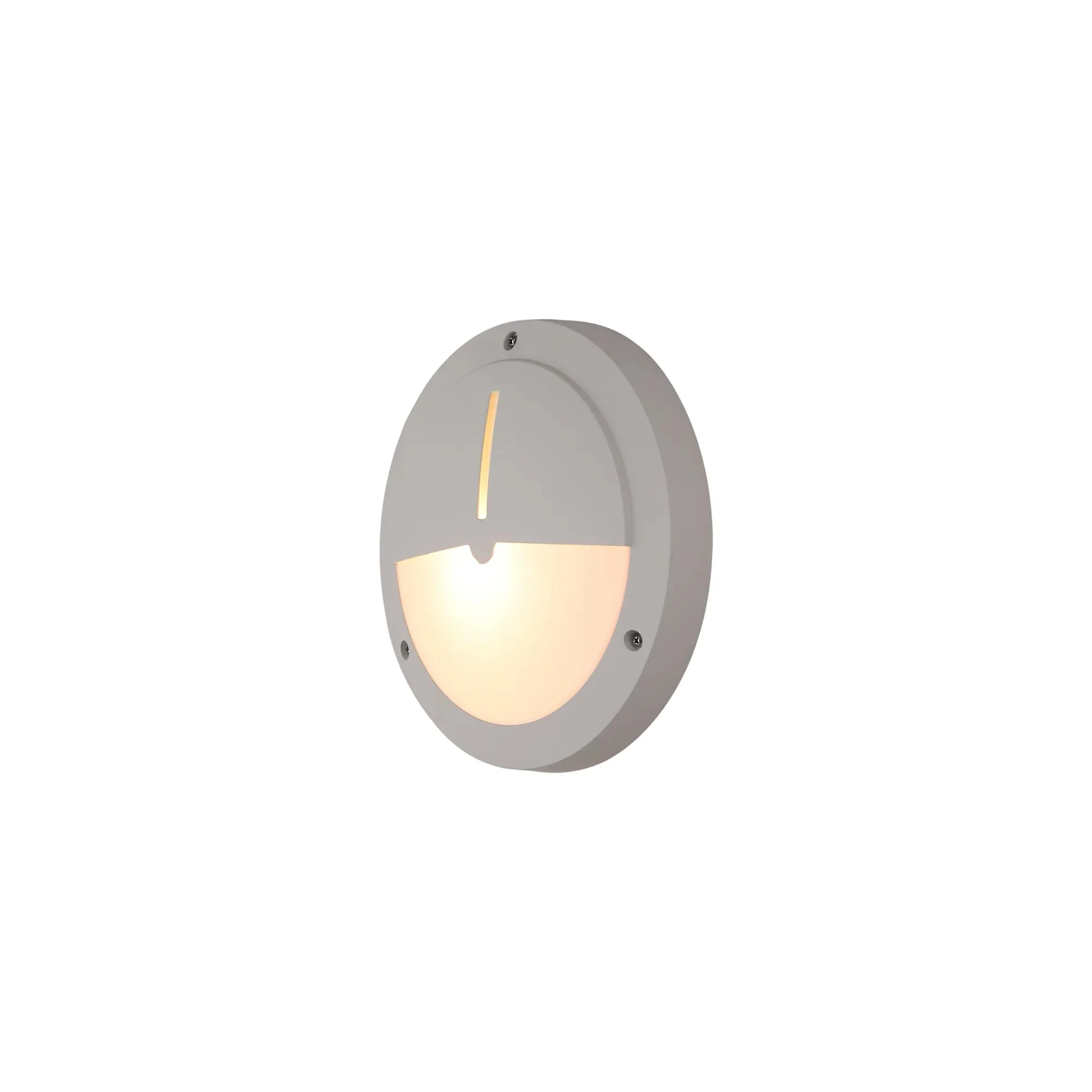 Daru Flush Wall Lamp IP54 - Black/White - Image 5