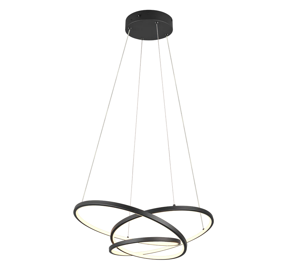 Darvin LED Hanging Ceiling Light 2300+3000+4000K in Various Finishes - Image 4