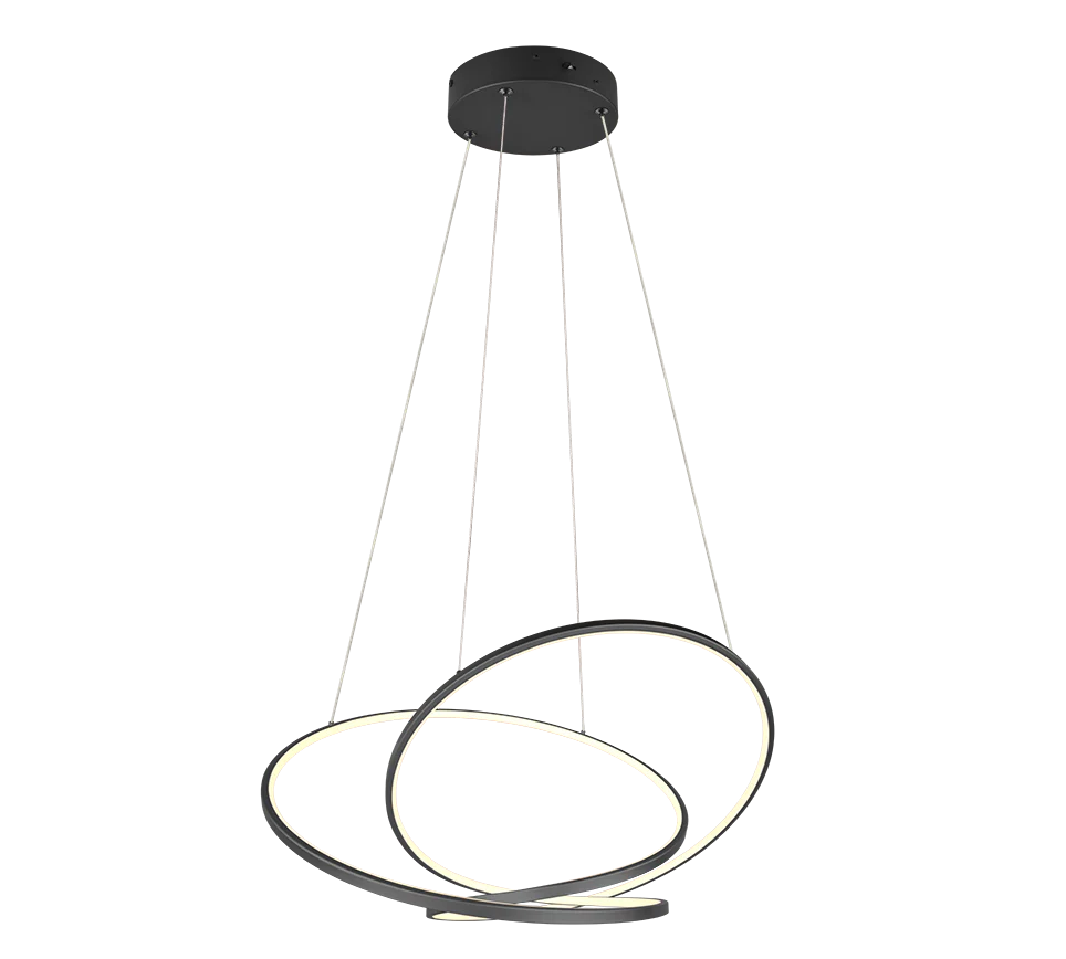 Darvin LED Hanging Ceiling Light - 2300+3000+4000K in Various Finishes - Image 4