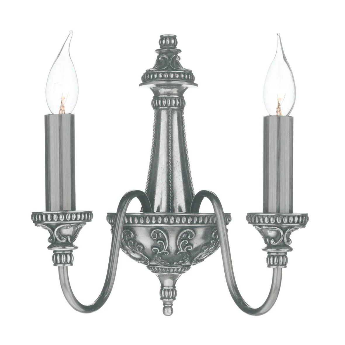 Bailey 2 Light Wall Light Bronze/Pewter/Ash Grey - Finish - Image 2
