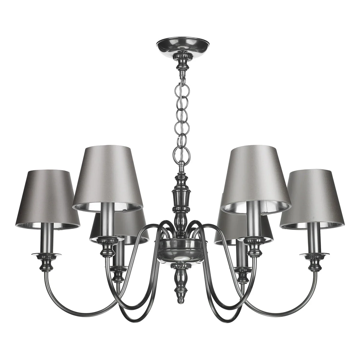 Dickens 6 Light Multi-Arm Pendant In Bronze/Pewter Fitting Only - Image 5