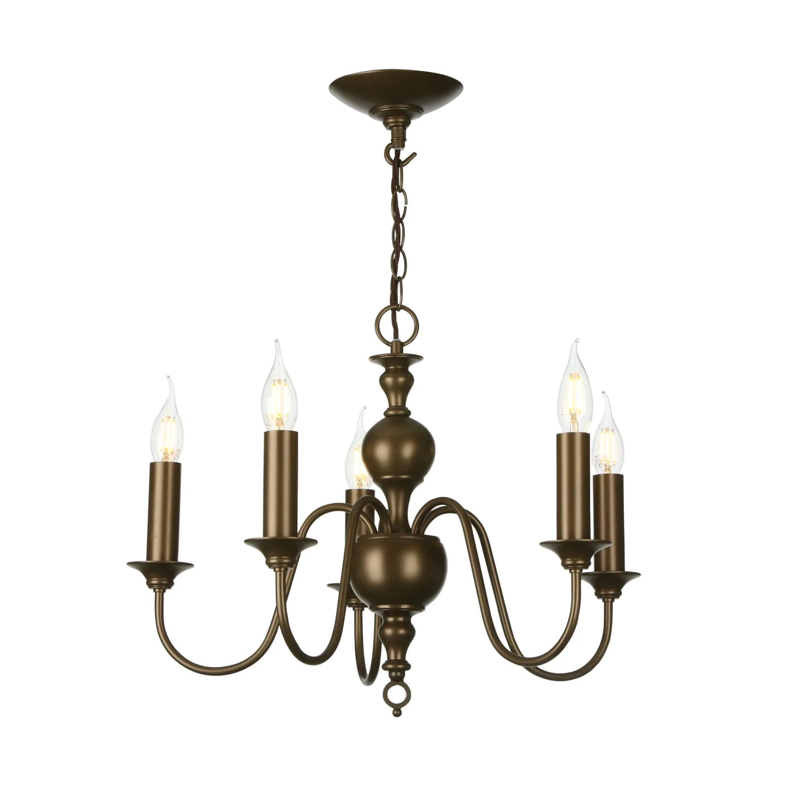 Flemish 3/5/9/15Lt Multi-Arm Pendant Various Finish