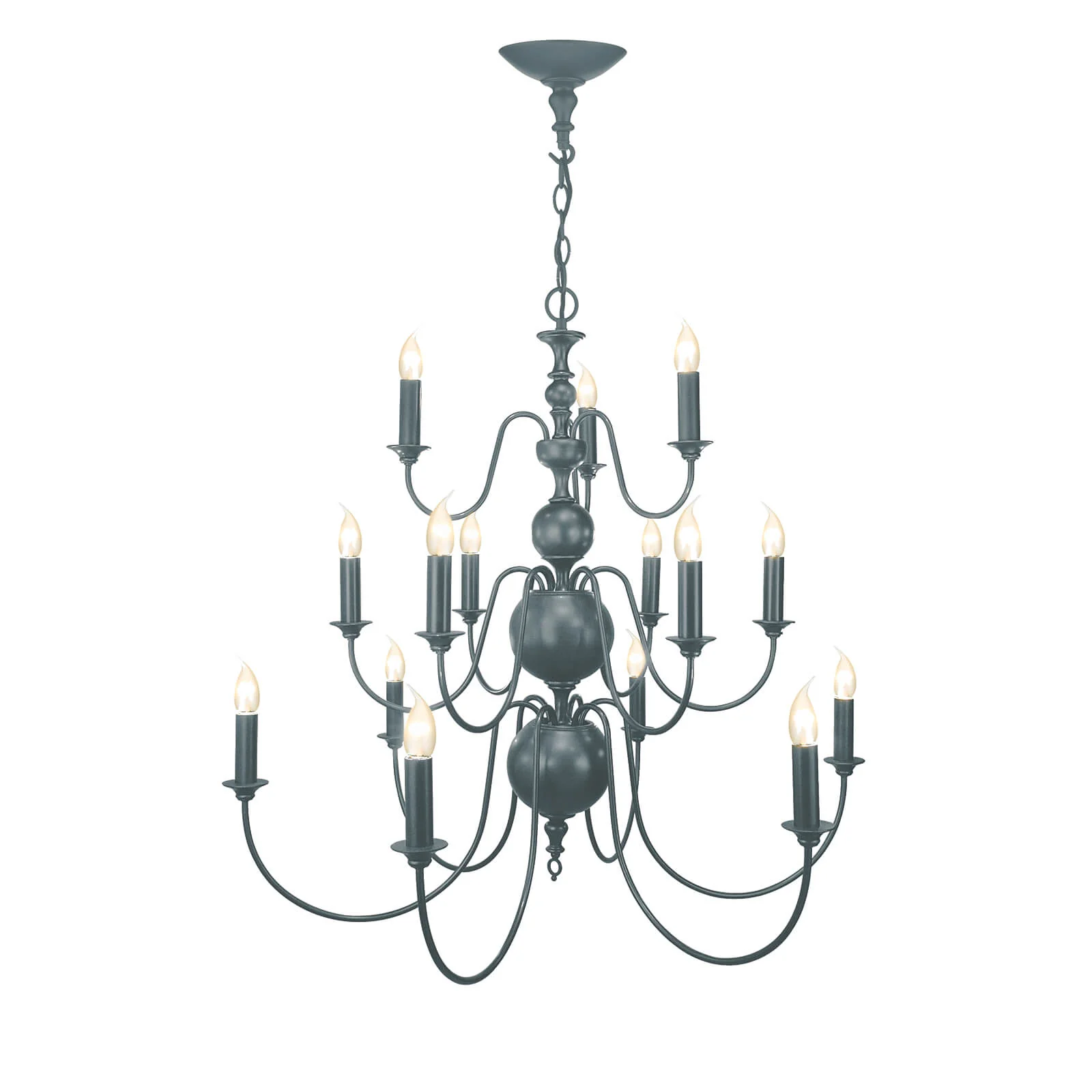 Flemish 3/5/9/15Lt Multi-Arm Pendant Various Finish - Image 13