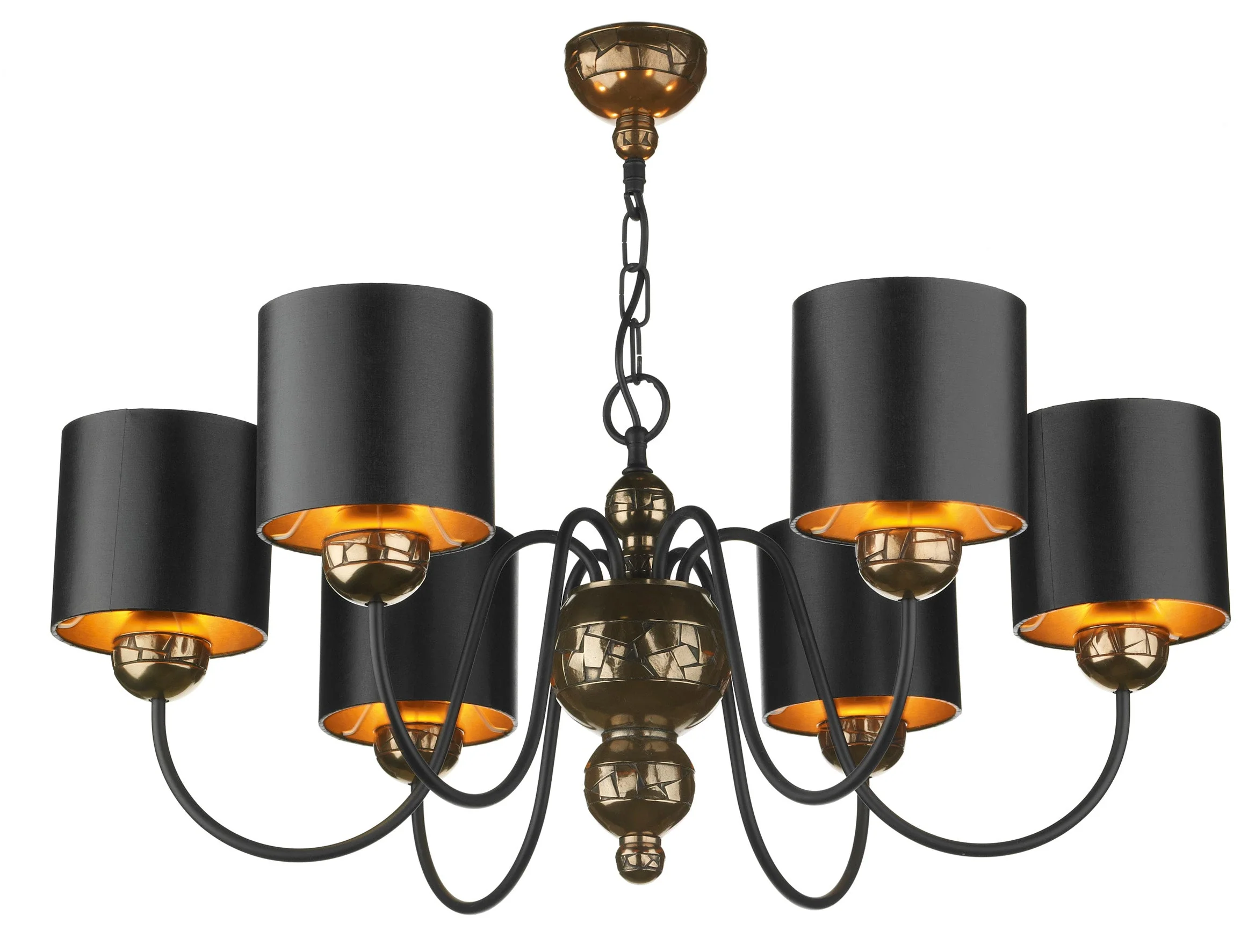 Garbo 3/6Lt Multi-Arm Pendant With Shades - Image 4