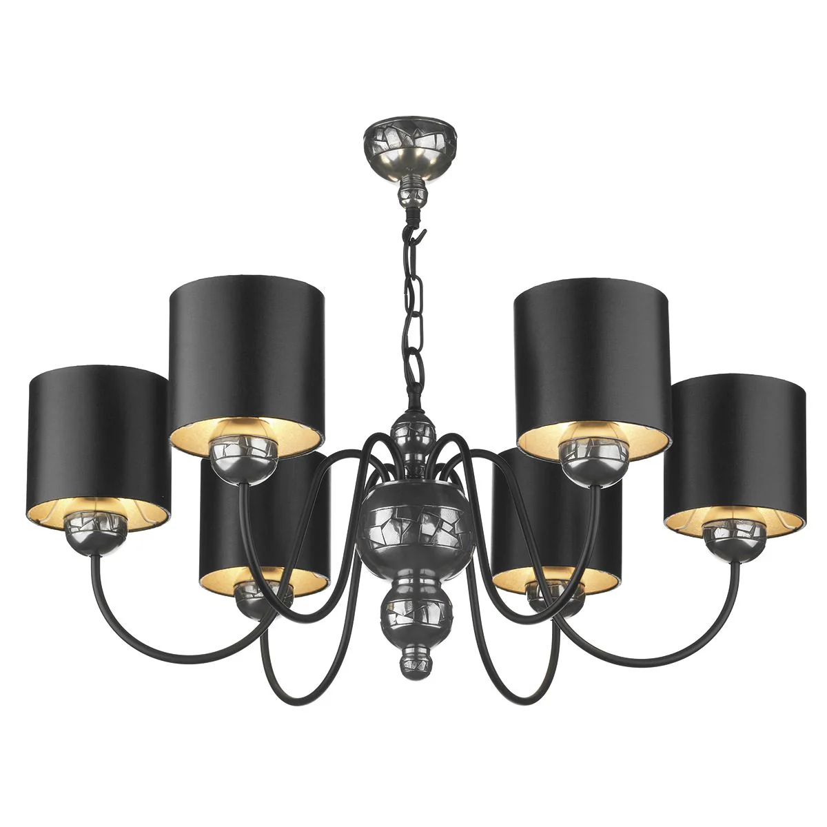 Garbo 3/6Lt Multi-Arm Pendant With Shades - Image 7