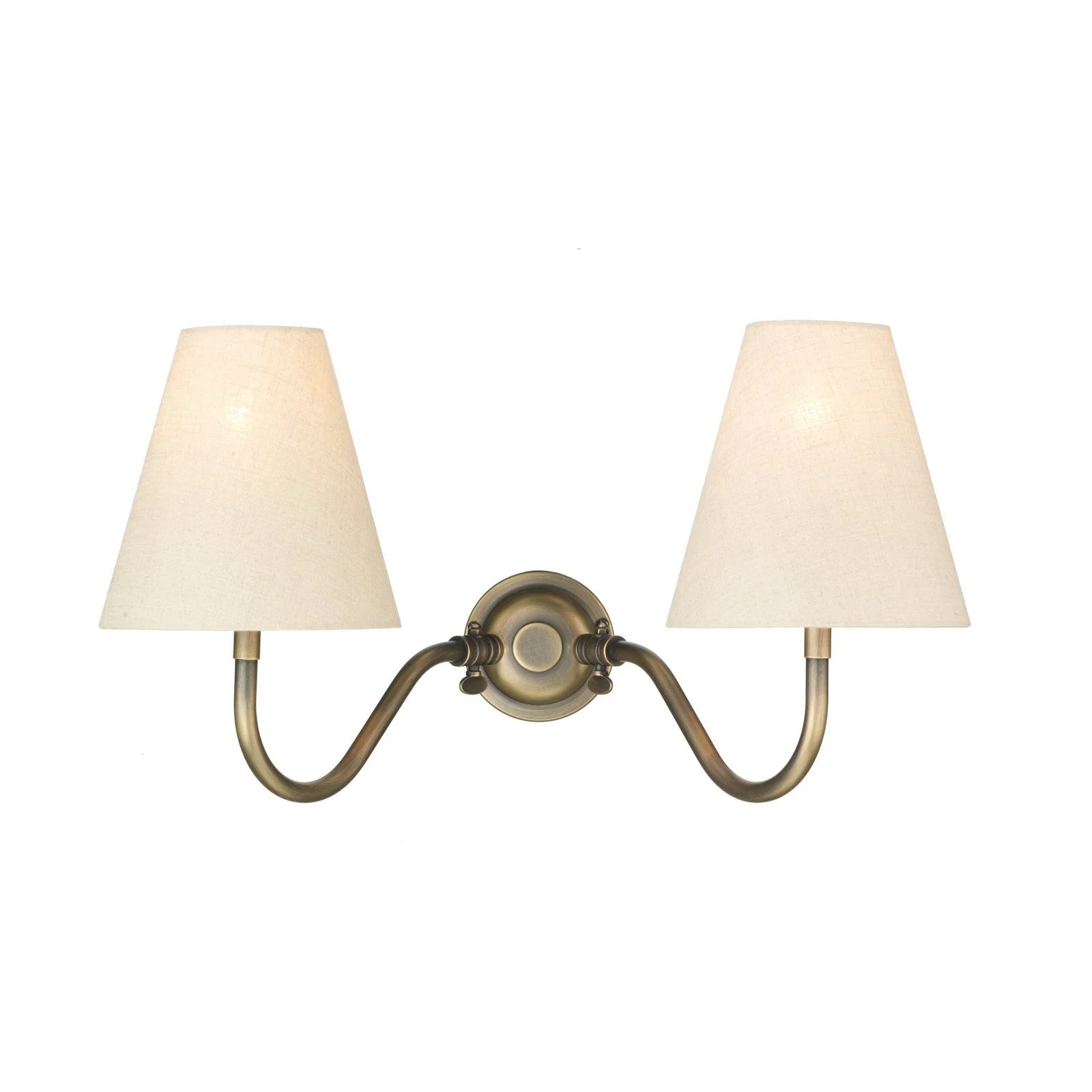 Hicks 1/2Lt Wall Bracket Antique Brass - Excludes Shade - Image 2