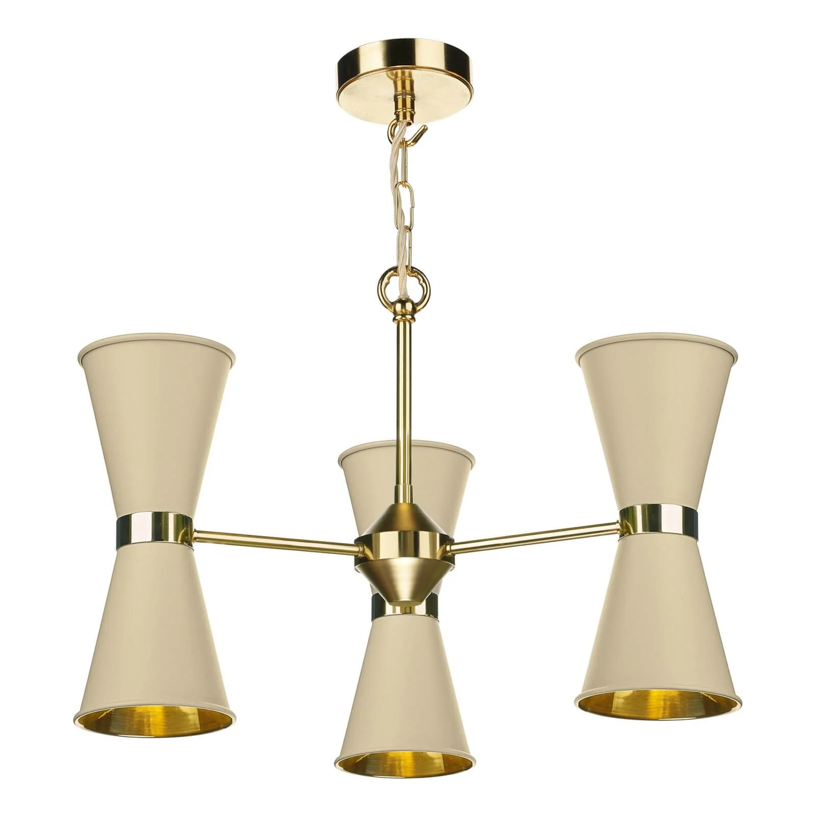 Hyde 6/12Lt Multi-Arm Pendant Complete with Bespoke Metal Shade - Image 2