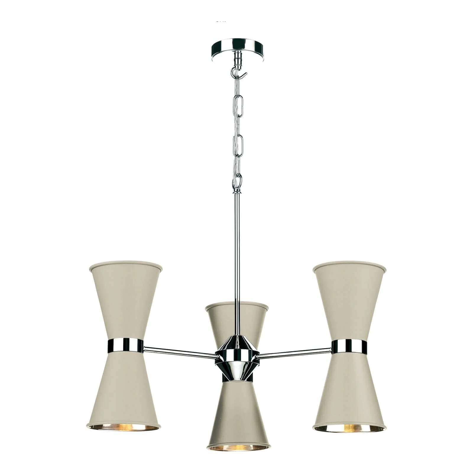 Hyde 6/12Lt Multi-Arm Pendant Complete with Bespoke Metal Shade - Image 4