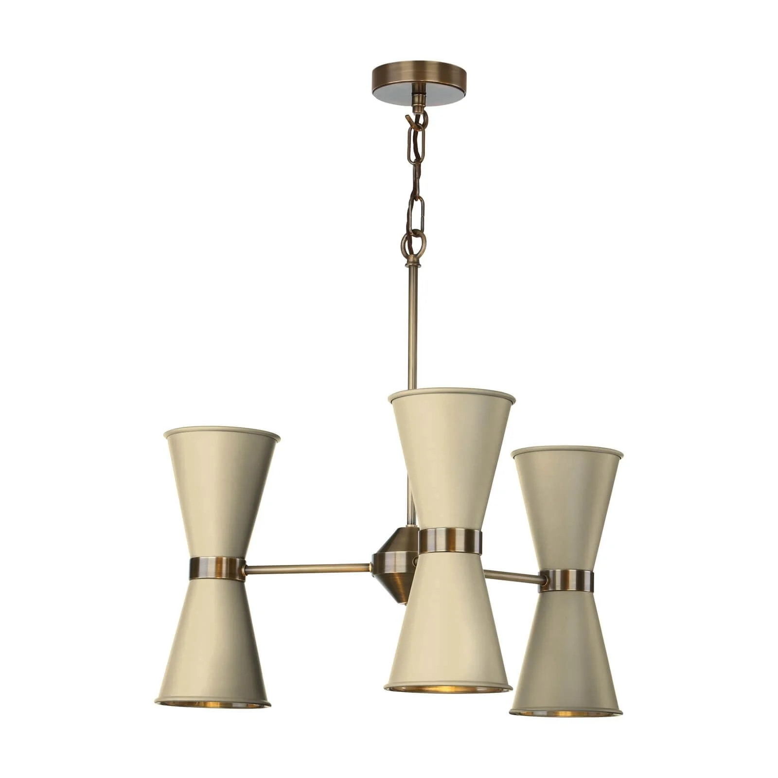 Hyde 6/12Lt Multi-Arm Pendant Complete with Bespoke Metal Shade - Image 7