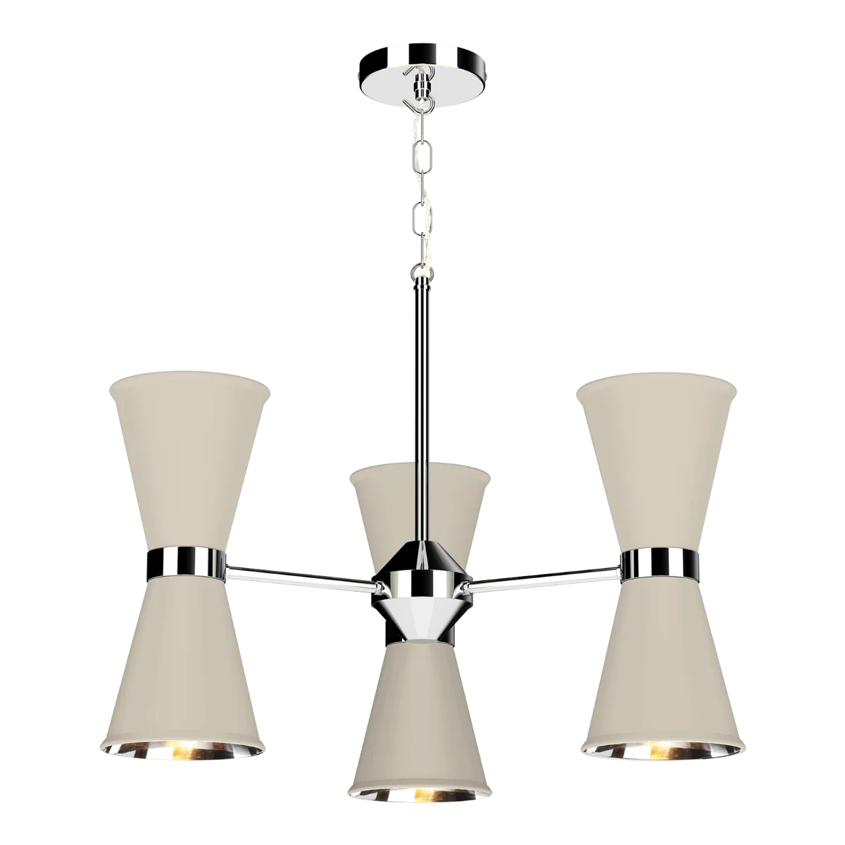 Hyde 6/12Lt Multi-Arm Pendant Complete with Bespoke Metal Shade - Image 8
